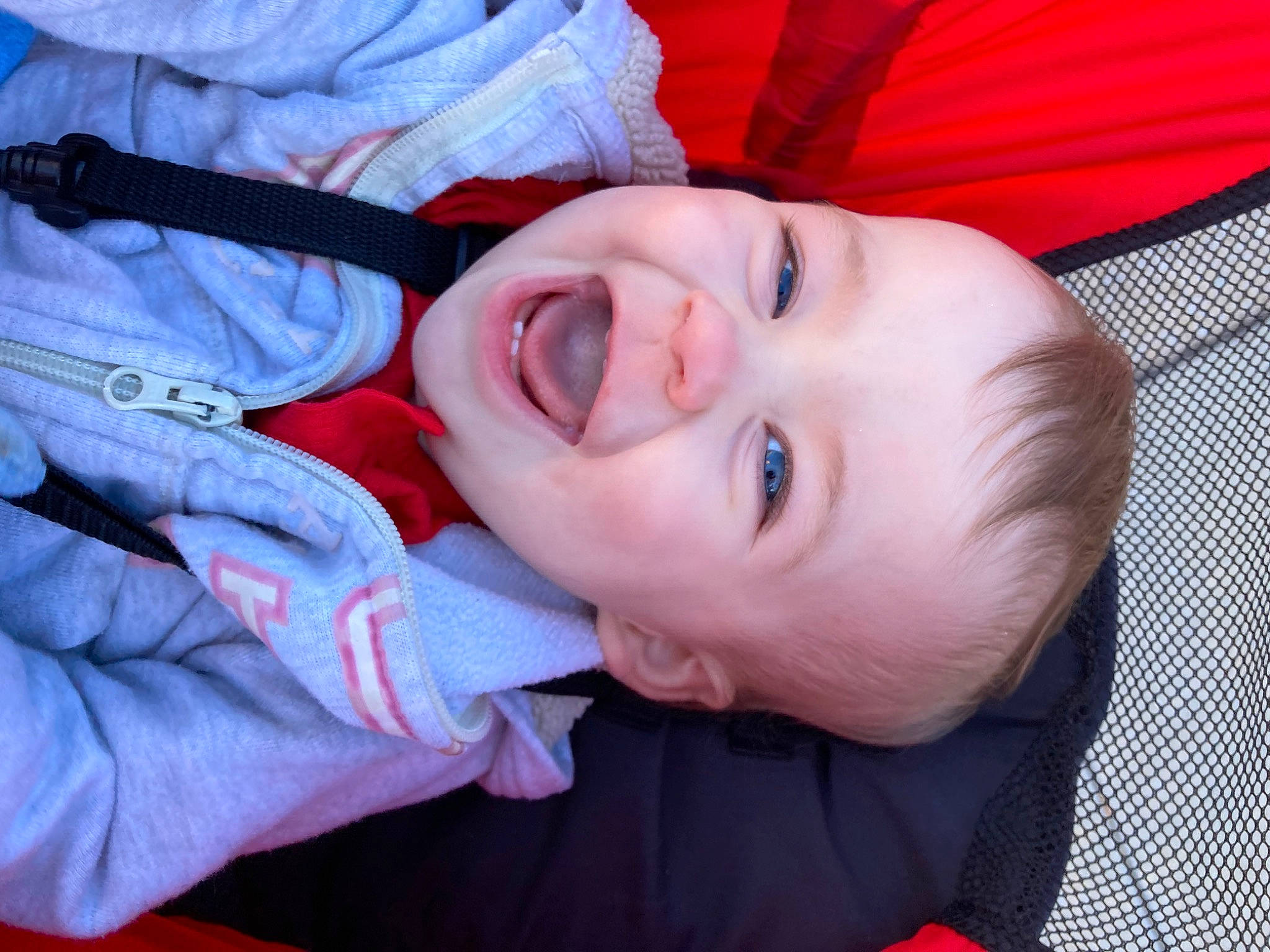Remington joined the competition — help win amazing prizes! baby, baby_laughing, baby_toddler_clothing, cheek, comfort, electric_blue, eye, eyebrow, fun, happy, head, human_body, iris, lip, mouth, nose, person, red, skin, smile