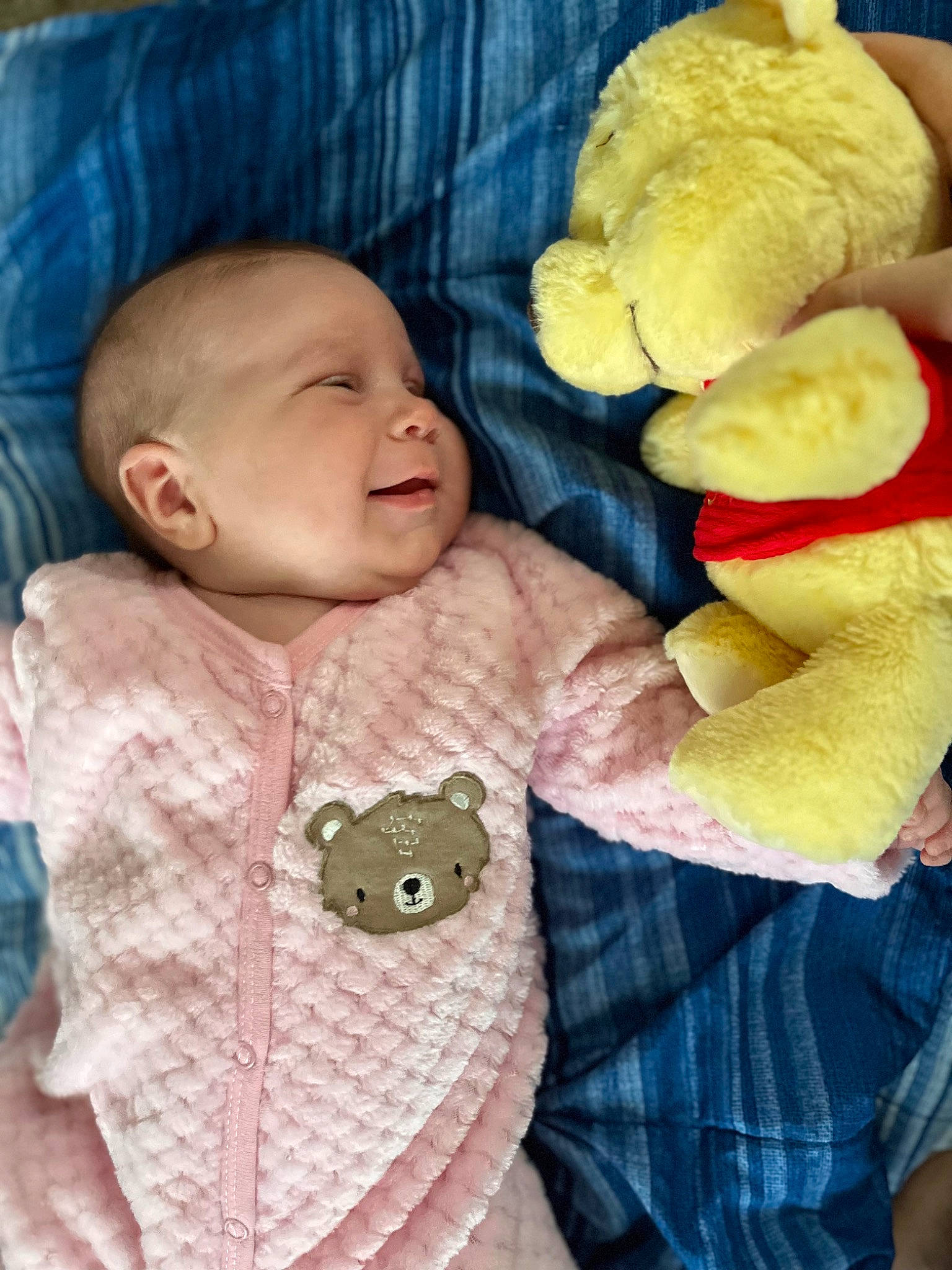 Charlotte joined the competition — help win amazing prizes! baby, baby_products, baby_toddler_clothing, cheek, comfort, face, facial_expression, happy, head, linens, mammal, nose, person, pink, product, skin, sleeve, smile, textile, toddler