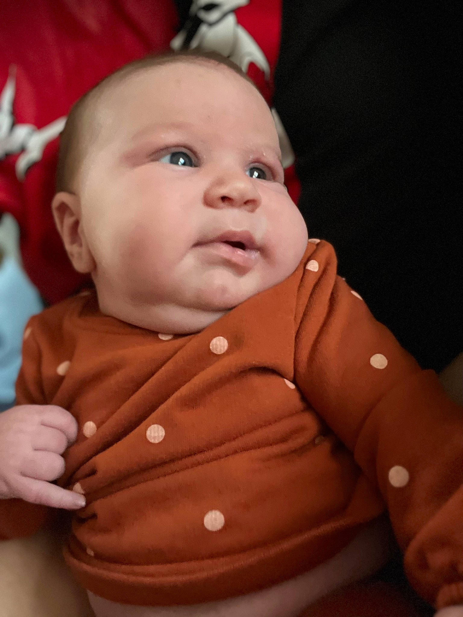 Charlotte joined the competition — help win amazing prizes! baby, baby_toddler_clothing, bib, carmine, cheek, child, chin, collar, comfort, event, eye, happy, iris, lip, nose, person, pink, skin, sleeve, smile