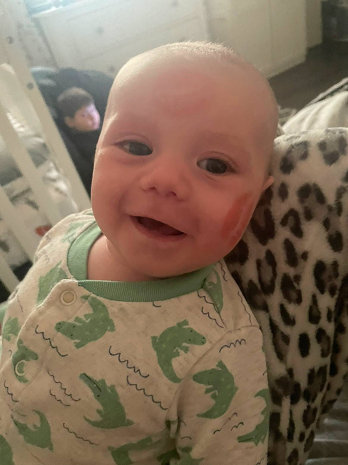 Austin joined the competition — help win amazing prizes! baby, baby_toddler_clothing, cheek, child, chin, eye, eyebrow, face, facial_expression, forehead, happy, human_body, iris, joy, lip, mouth, nose, person, skin, sleeve