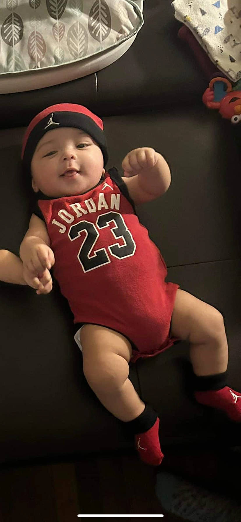 Kaisen joined the competition — help win amazing prizes! abdomen, arm, baby, baby_toddler_clothing, baseball_cap, cap, elbow, flash_photography, happy, hat, headgear, headwear, human_leg, knee, person, sleeve, sports_gear, sportswear, t_shirt, thigh