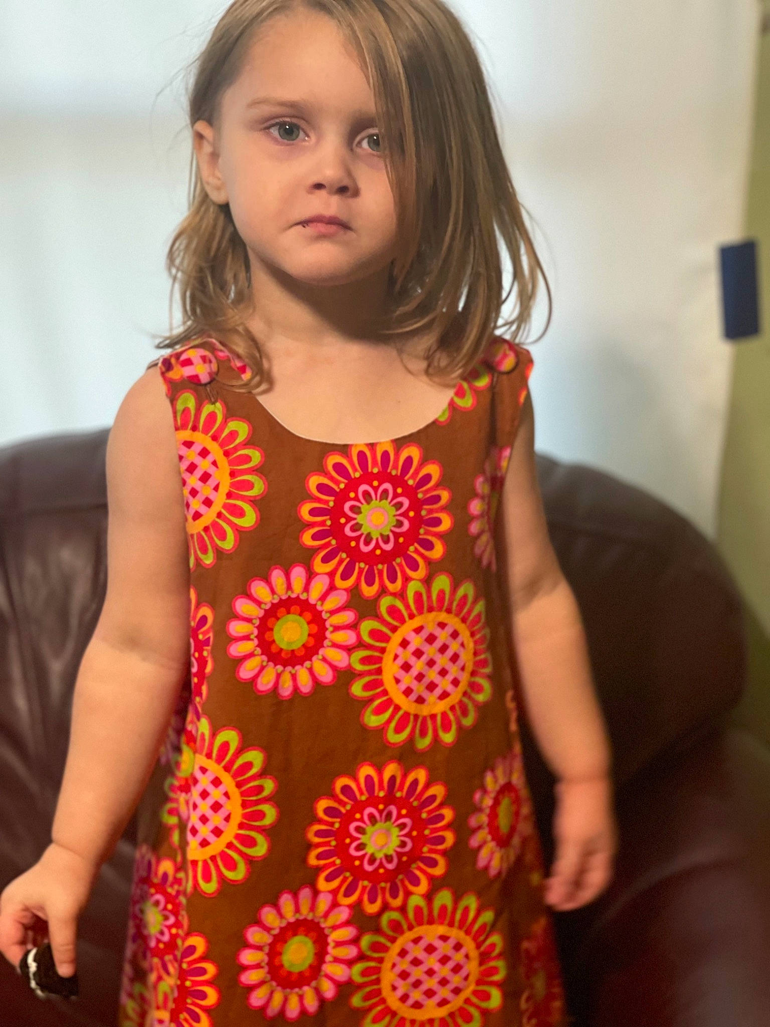 Alyson joined the competition — help win amazing prizes! baby_toddler_clothing, cheek, child, day_dress, dress, eyelash, facial_expression, fashion_design, hairstyle, head, iris, joint, lip, long_hair, neck, one_piece_garment, person, plant, shoulder, skin