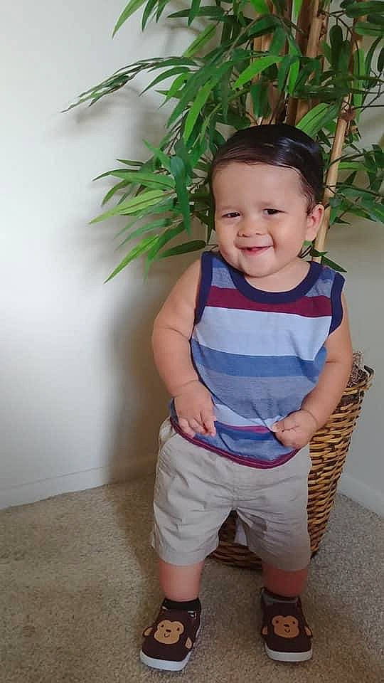 Moaniel joined the competition — help win amazing prizes! baby, baby_toddler_clothing, child, child_model, happy, joy, leg, person, play, smile, standing, toddler