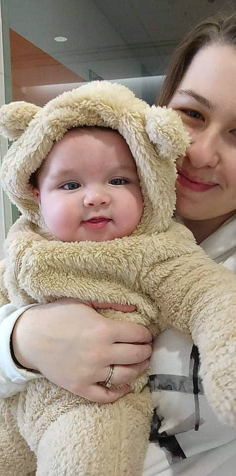 Hazel joined the competition — help win amazing prizes! baby_toddler_clothing, cheek, comfort, eye, face, finger, gesture, happy, head, headgear, headwear, iris, joy, lip, nose, organ, outerwear, person, skin, sleeve