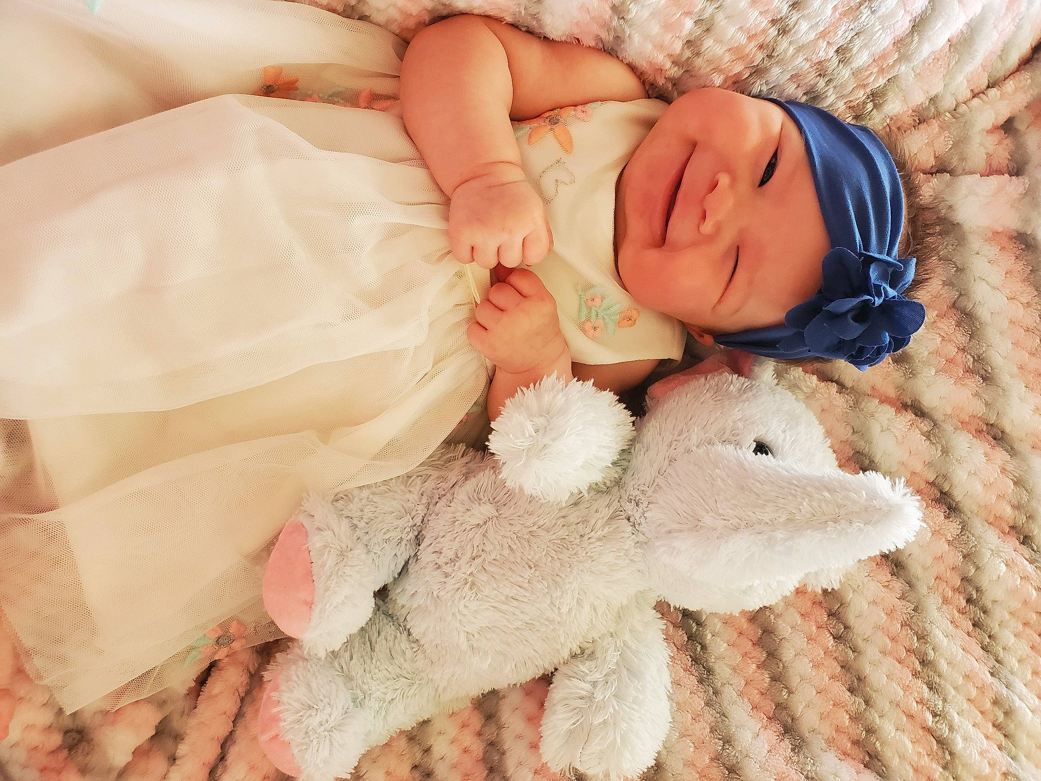 Kylee joined the competition — help win amazing prizes! baby, baby_products, baby_sleeping, baby_toddler_clothing, bedding, child, comfort, fashion_accessory, finger, gesture, hand, headgear, headwear, joy, linens, nail, pattern, person, skin, textile