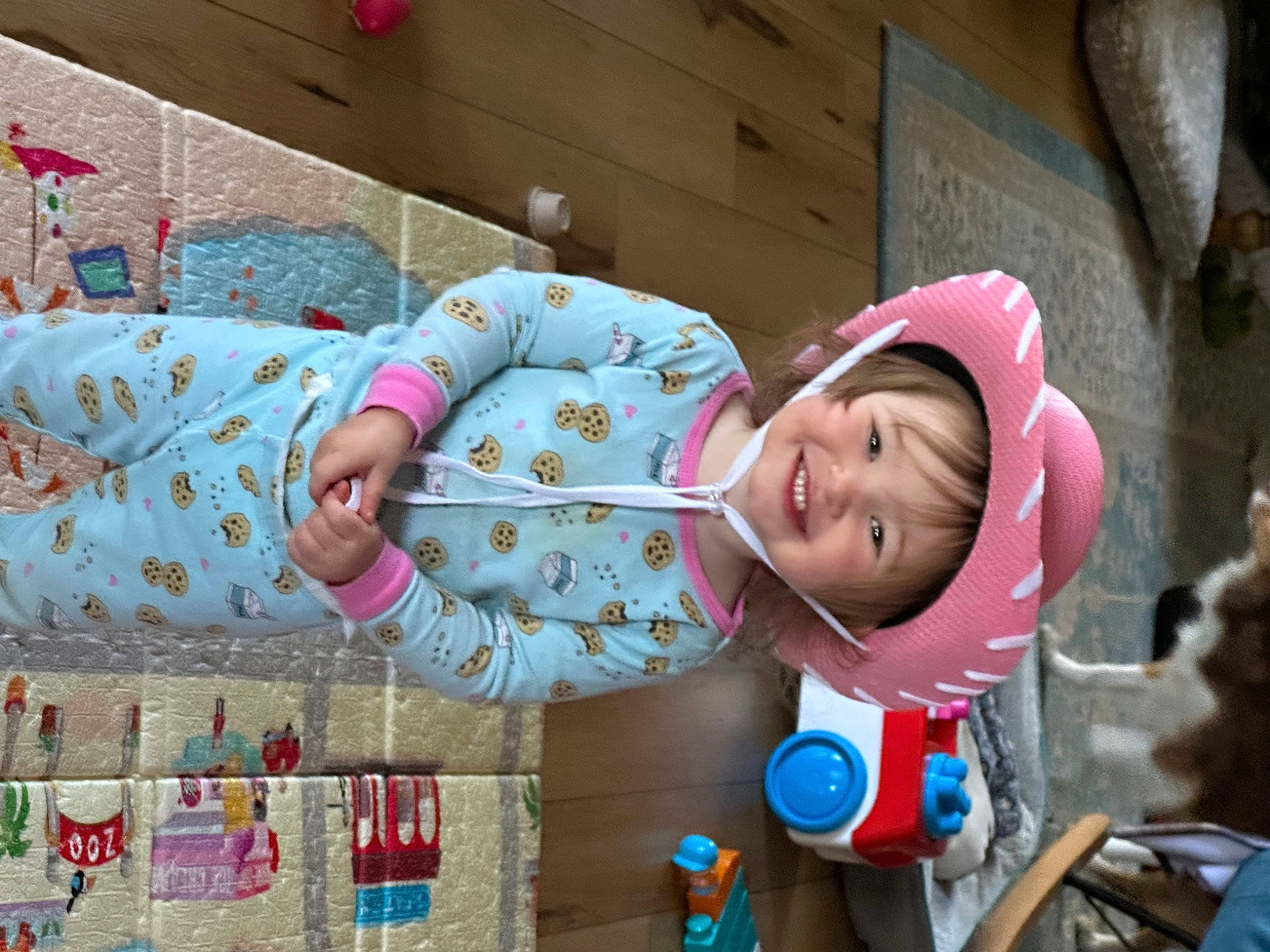 Iva joined the competition — help win amazing prizes! baby, baby_products, baby_toddler_clothing, baby_toys, child, fun, happy, joy, leisure, linens, pattern, person, pink, play, room, sleeve, smile, textile, toddler, tree