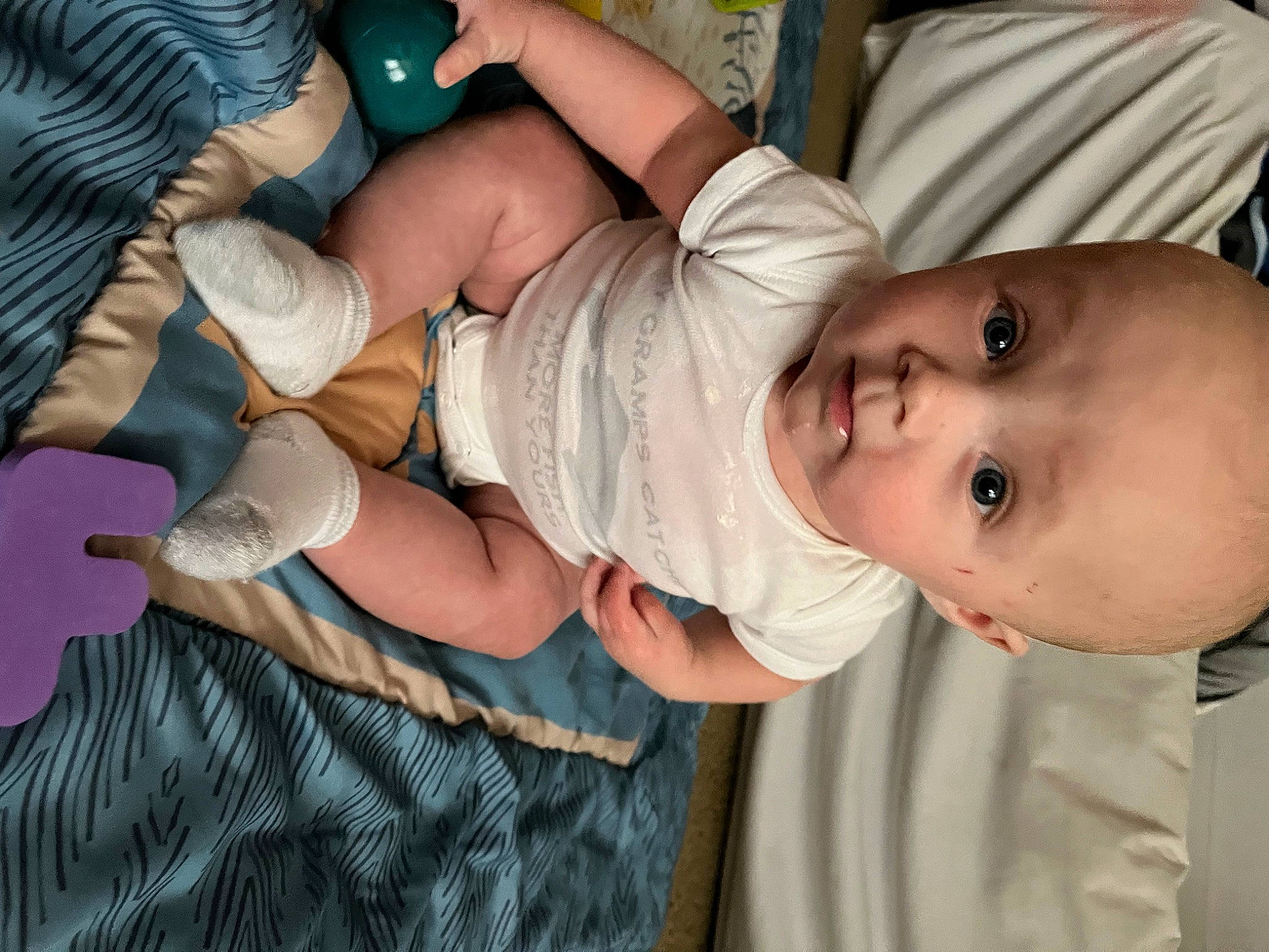 Nash joined the competition — help win amazing prizes! abdomen, arm, baby, baby_products, baby_toddler_clothing, child, comfort, foot, gesture, hand, human_body, human_leg, leg, mouth, nail, person, skin, smile, thigh, thumb