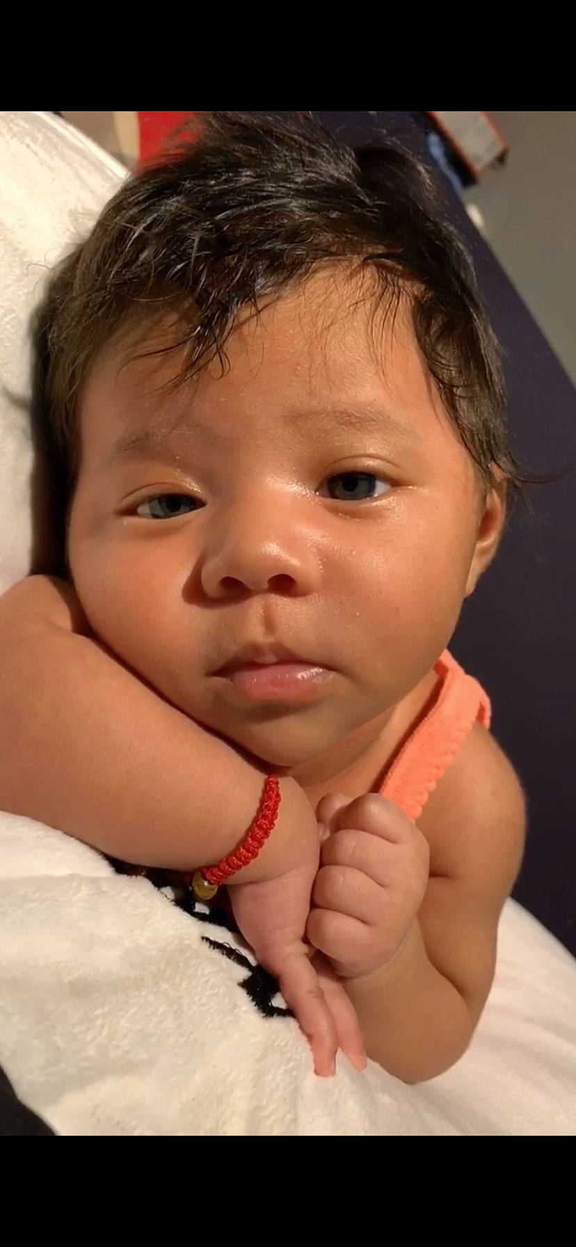 Kamiya is registered to the contest to win money with this photo: baby, beauty, cheek, child, chin, close_up, eye, eyebrow, face, finger, forehead, hand, head, lip, mouth, muscle, neck, nose, person, skin