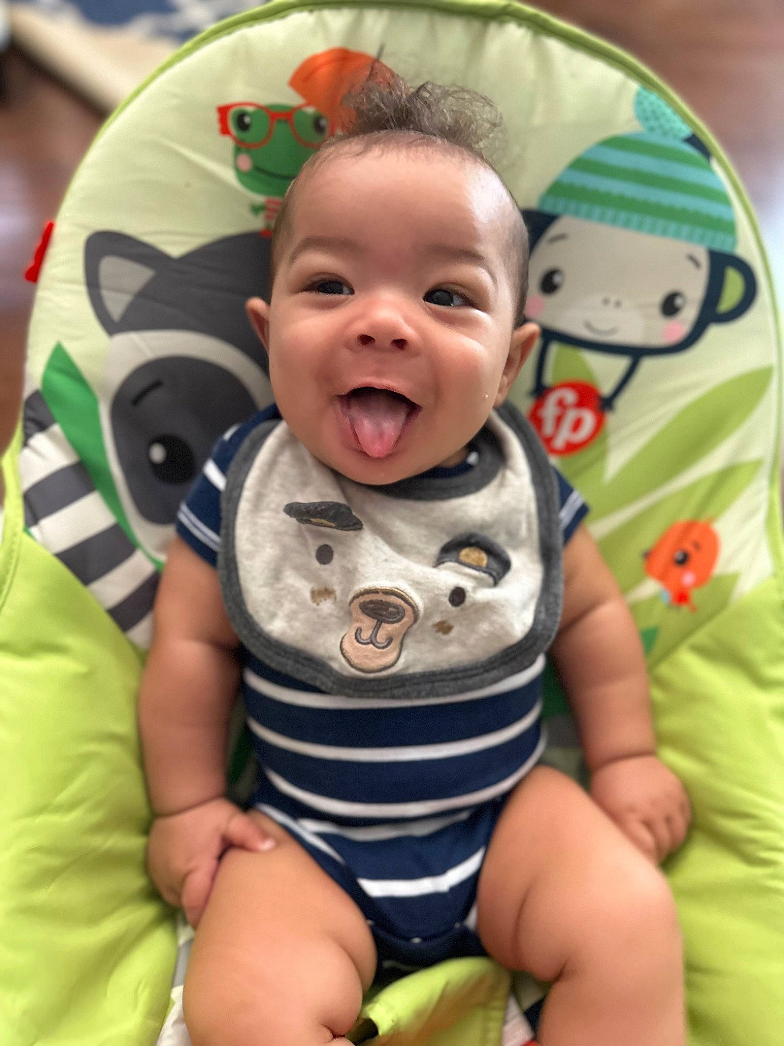 Cody joined the competition — help win amazing prizes! baby, baby_toddler_clothing, cheek, child, eye, face, finger, grass, happy, head, mouth, nose, people, person, pink, product, skin, sleeve, smile, textile