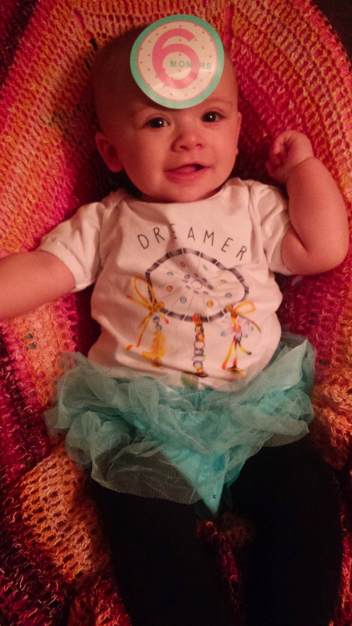 Kailyn is registered to the contest to win money with this photo: baby, baby_toddler_clothing, cheek, child, headgear, person, sleeve, smile, toddler