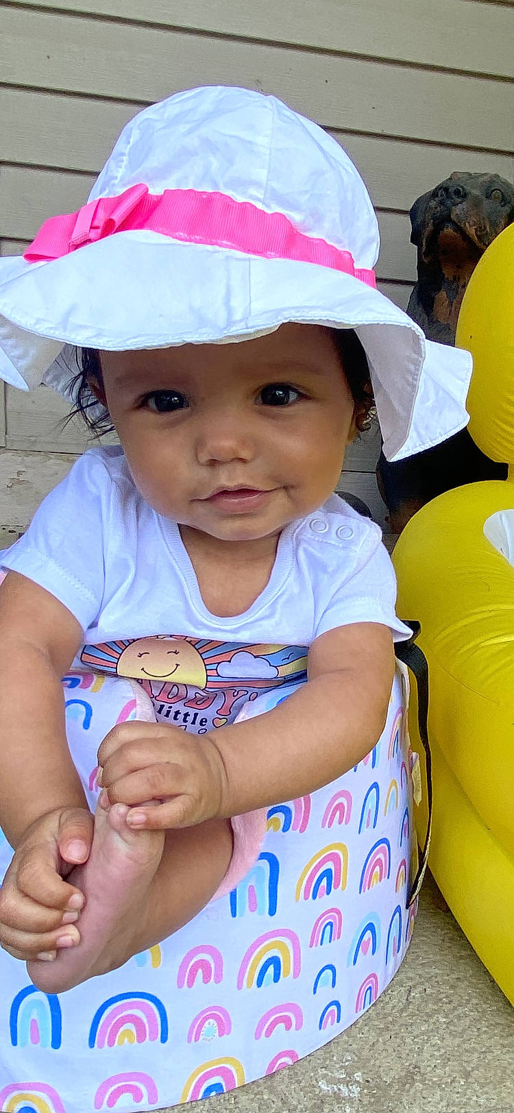 Kehlani joined the competition — help win amazing prizes! baby, baby_toddler_clothing, cap, facial_expression, fun, hairstyle, happy, hat, headgear, headwear, human, organ, person, photograph, pink, product, red, skin, sun_hat, toddler