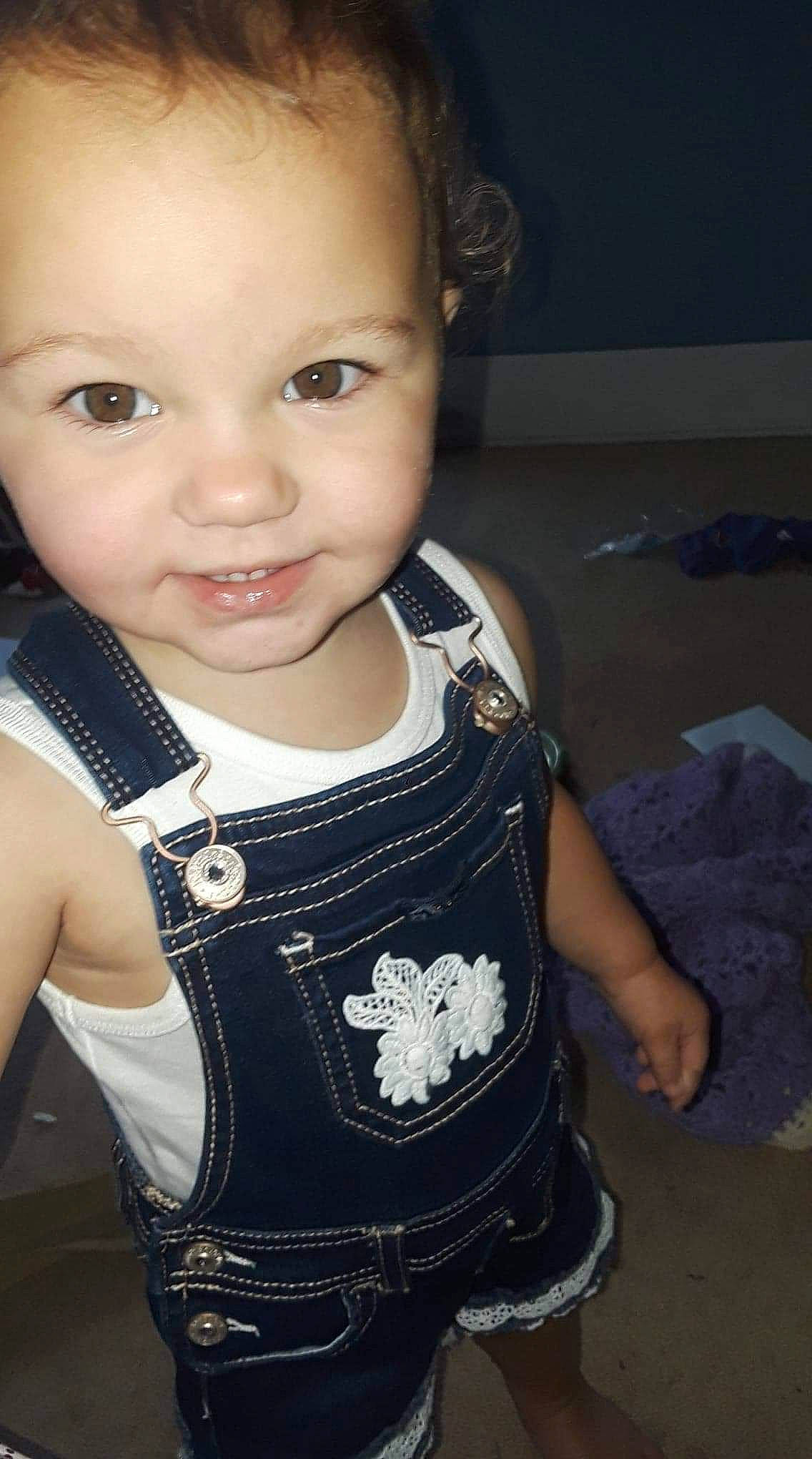 Lillyanna joined the competition — help win amazing prizes! arm, cheek, child, child_model, cool, person, skin, smile, standing, toddler