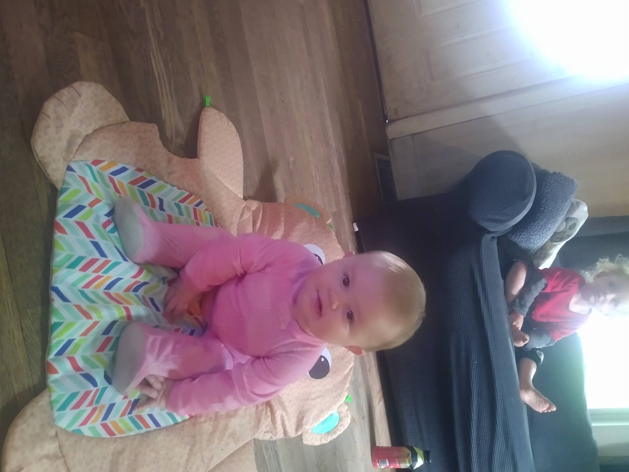 Claudia joined the competition — help win amazing prizes! baby, baby_products, baby_toddler_clothing, blurred, car_seat, child, comfort, family_car, fun, hat, helmet, interaction, leg, luxury_vehicle, person, room, sitting, sock, toddler, tree