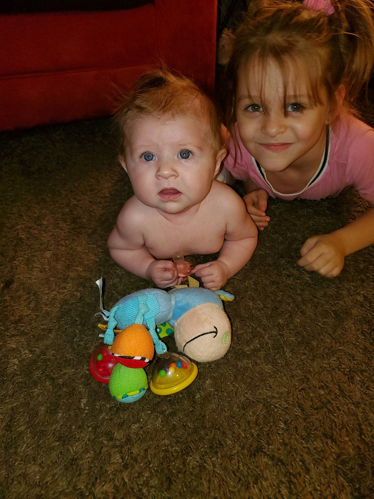 Rebecca is registered to the contest to win money with this photo: ball, child, fun, iris, joy, person, play, smile, toddler, toy