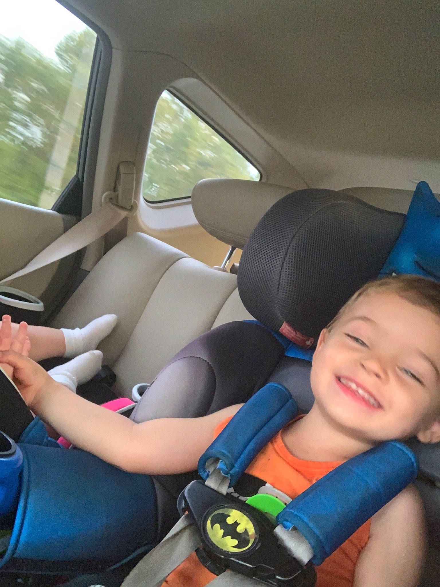 Calleigh joined the competition — help win amazing prizes! auto_part, baby_in_car_seat, car, car_seat, car_seat_cover, child, city_car, driving, family_car, head_restraint, joy, person, plant, seat_belt, steering_part, steering_wheel, toddler, vacation, vehicle, vehicle_door