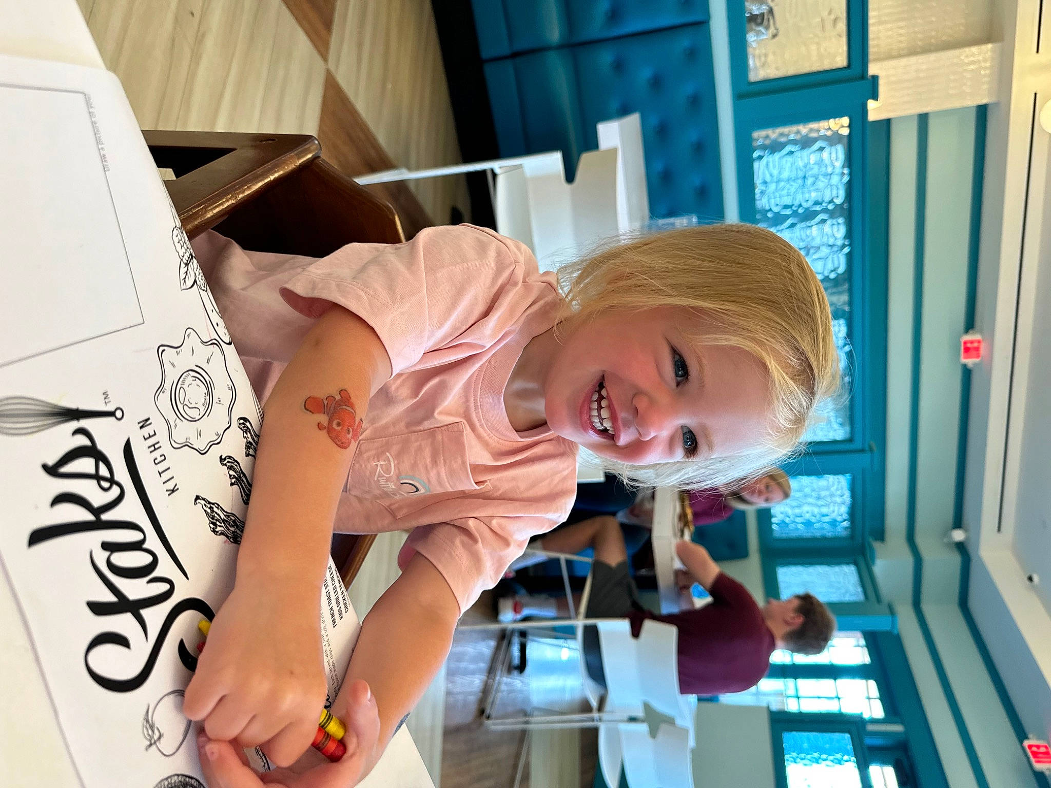 Maci joined the competition — help win amazing prizes! animation, art, bangs, blond, child, eyewear, fashion_design, fun, hair_coloring, happy, hime_cut, human_leg, joy, person, room, sitting, smile, thigh