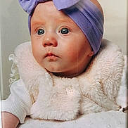 Kenzie-Leigh joined the competition — help win amazing prizes! accessories, baby, bodypart, bonnet, cap, clothing, costume, couch, face, finger, furniture, hand, hat, head, headband, newborn, person, photography, portrait, turban