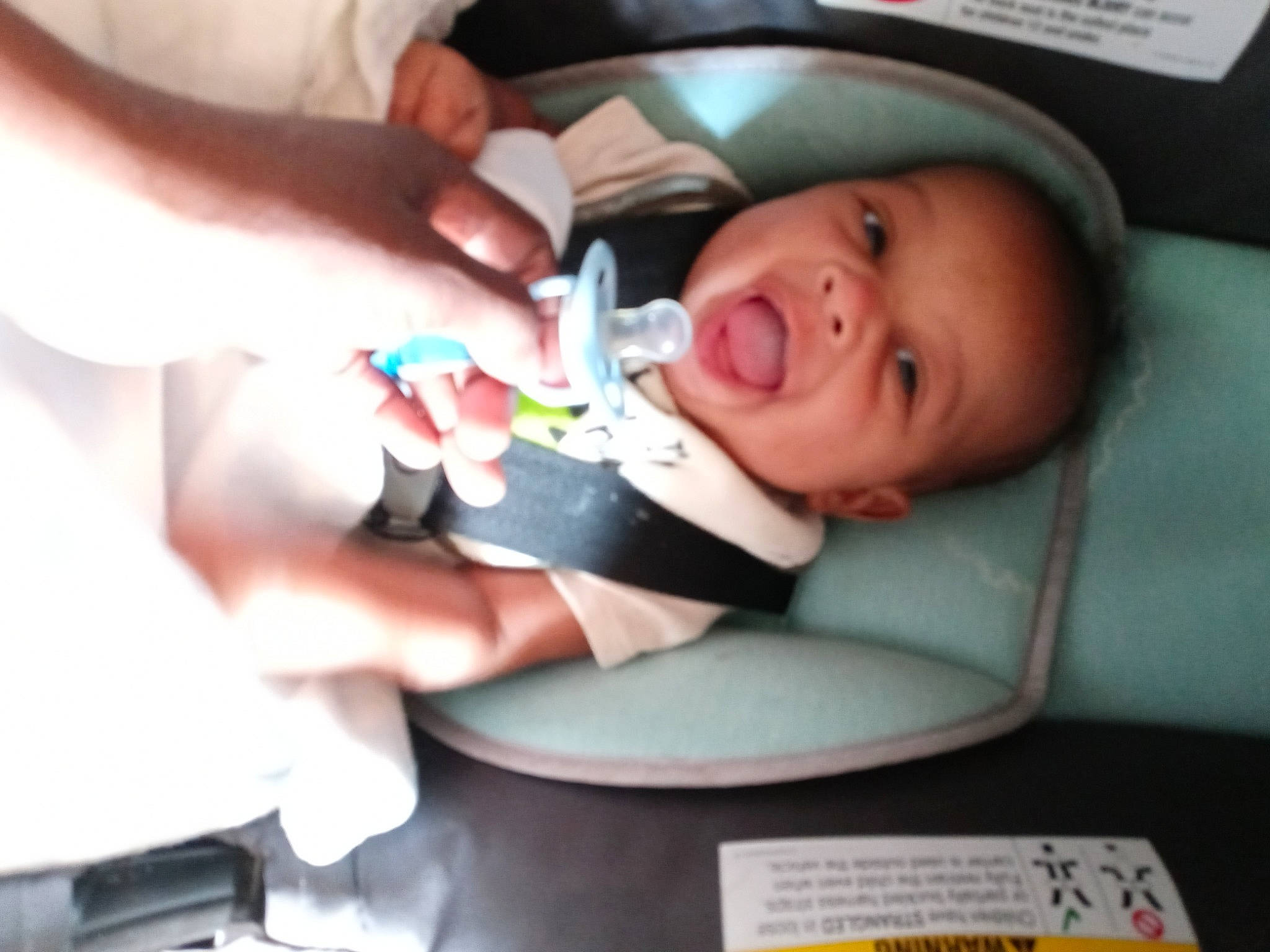 Nathaniel joined the competition — help win amazing prizes! baby, baby_products, baby_toddler_clothing, bib, cheek, child, comfort, drinkware, eyelash, finger, fun, hand, iris, mouth, nail, person, sitting, skin, tableware, thumb