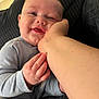Onyx joined the competition — help win amazing prizes! arm, baby, blue_clothing, child, closeup, couch, cozy, cute, face, hand, happy, human, indoor, infant, love, person, relaxing, skin, smiling, touch