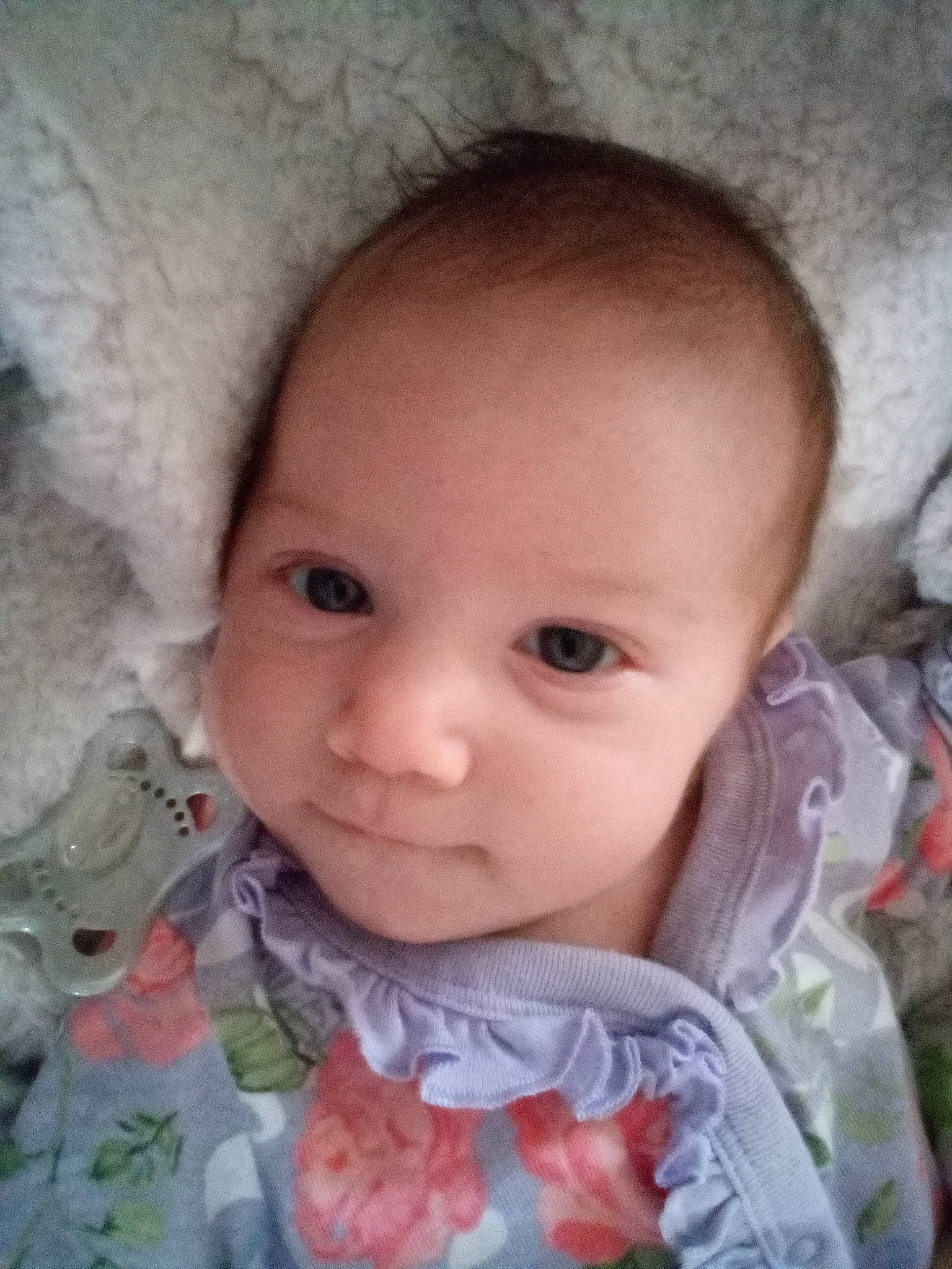 Mayleigh is registered to the contest to win money with this photo: baby, baby_toddler_clothing, cheek, chin, eye, eyebrow, eyelash, face, facial_expression, head, iris, lip, mouth, neck, nose, person, pink, skin, sleeve, smile