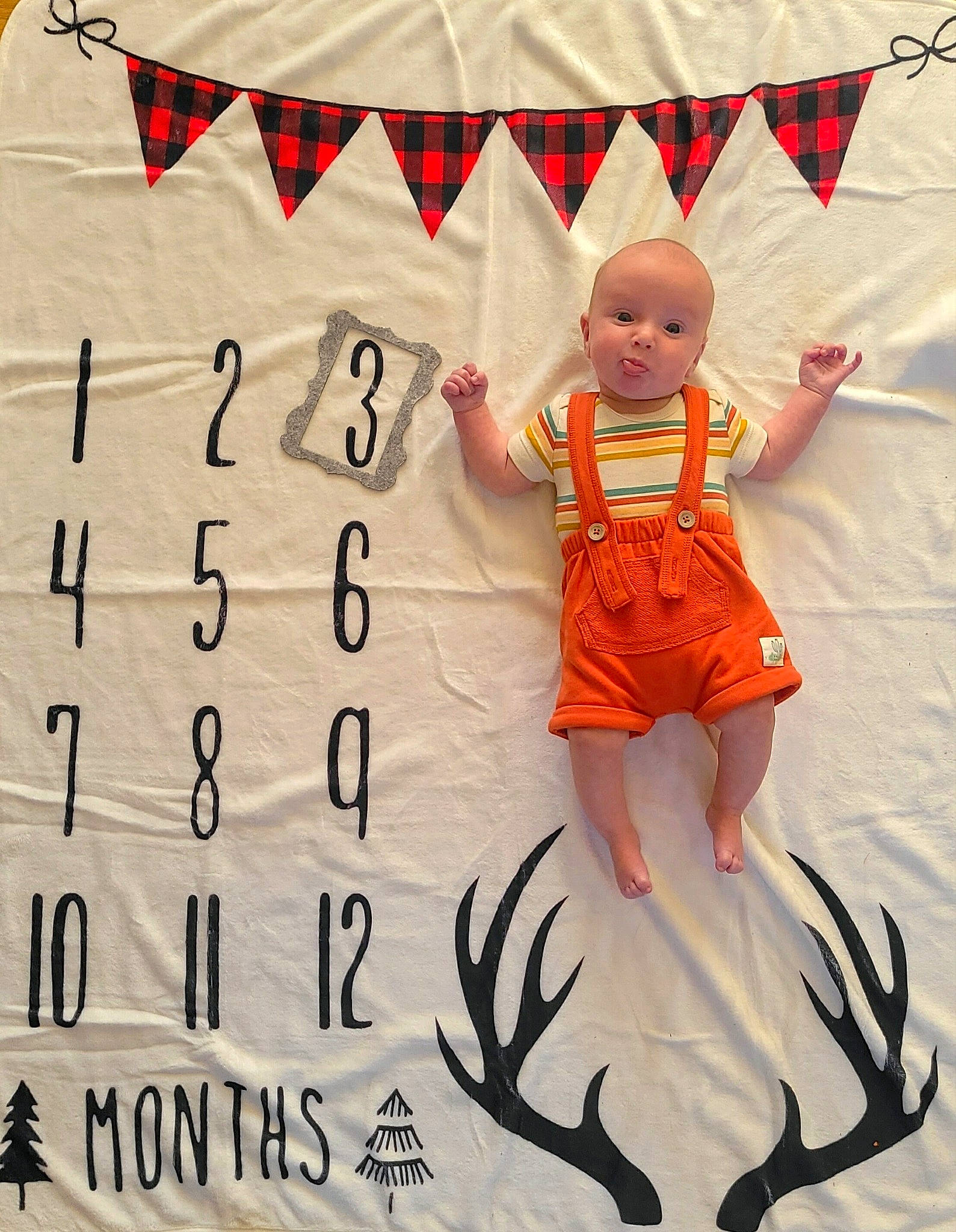 Briar is registered to the contest to win money with this photo: advertising, art, baby, baby_toddler_clothing, carmine, child, font, fun, graphics, happy, illustration, linens, logo, pattern, person, shorts, sleeve, surprise, t_shirt, toddler