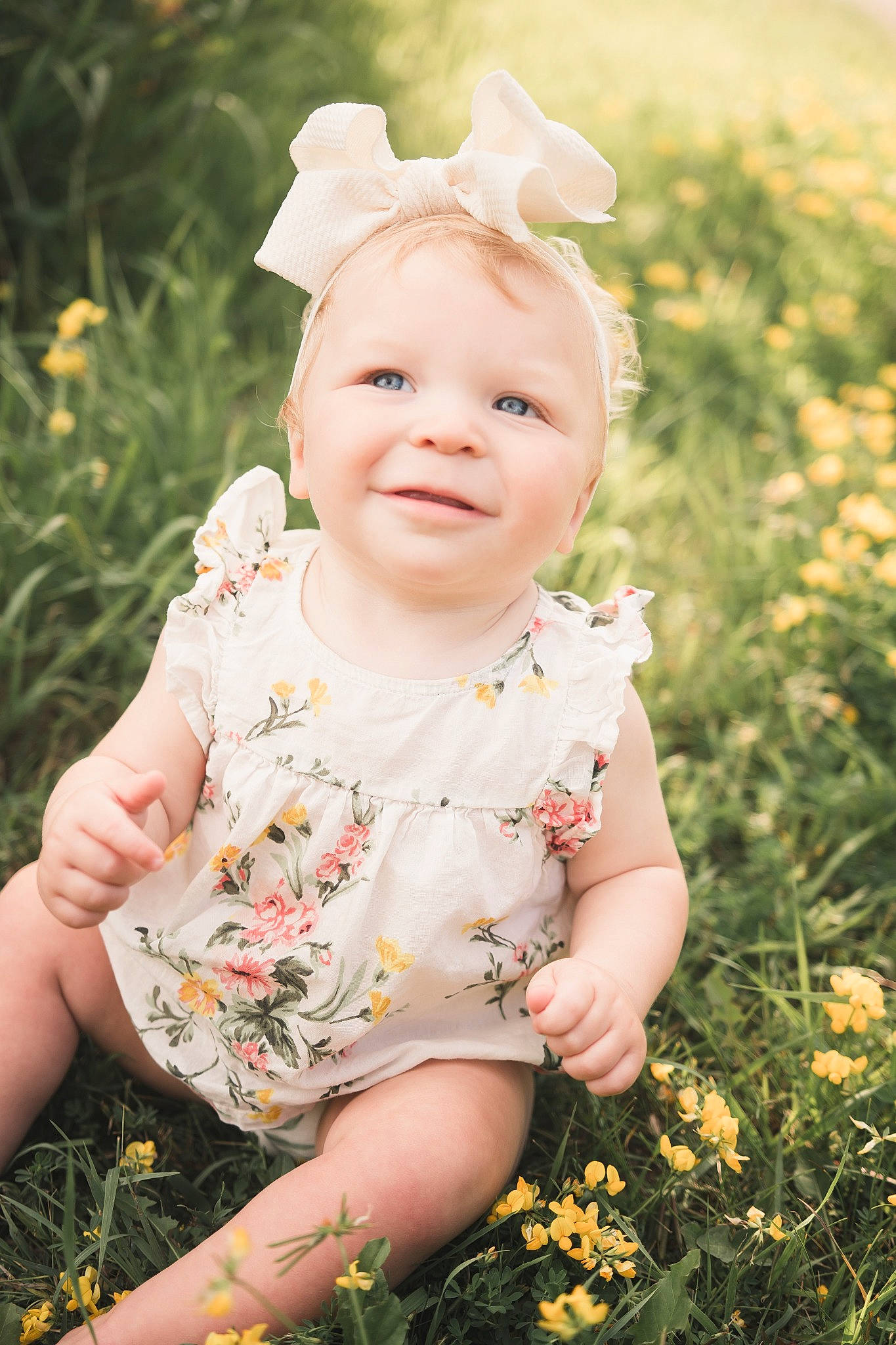 Sheiann Lakelyn joined the competition — help win amazing prizes! baby, baby_toddler_clothing, dress, eye, face, flash_photography, flower, grass, happy, head, headpiece, joy, people_in_nature, person, petal, pink, plant, skin, sleeve, smile