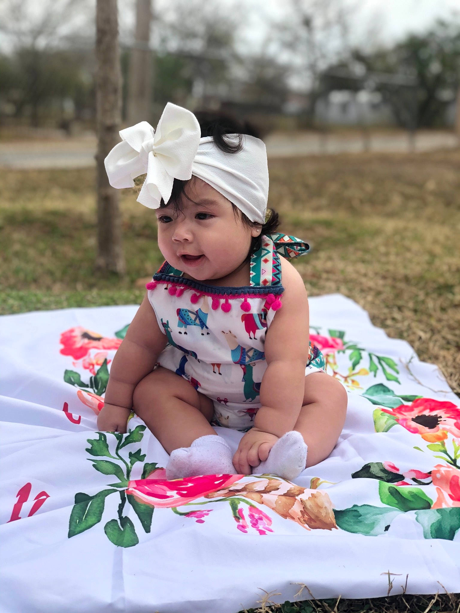 Evelina joined the competition — help win amazing prizes! baby, baby_toddler_clothing, child, dress, fashion_accessory, flower, hair_accessory, happy, headband, headgear, headwear, person, petal, photography, picnic, pink, plant, recreation, summer, sun_hat