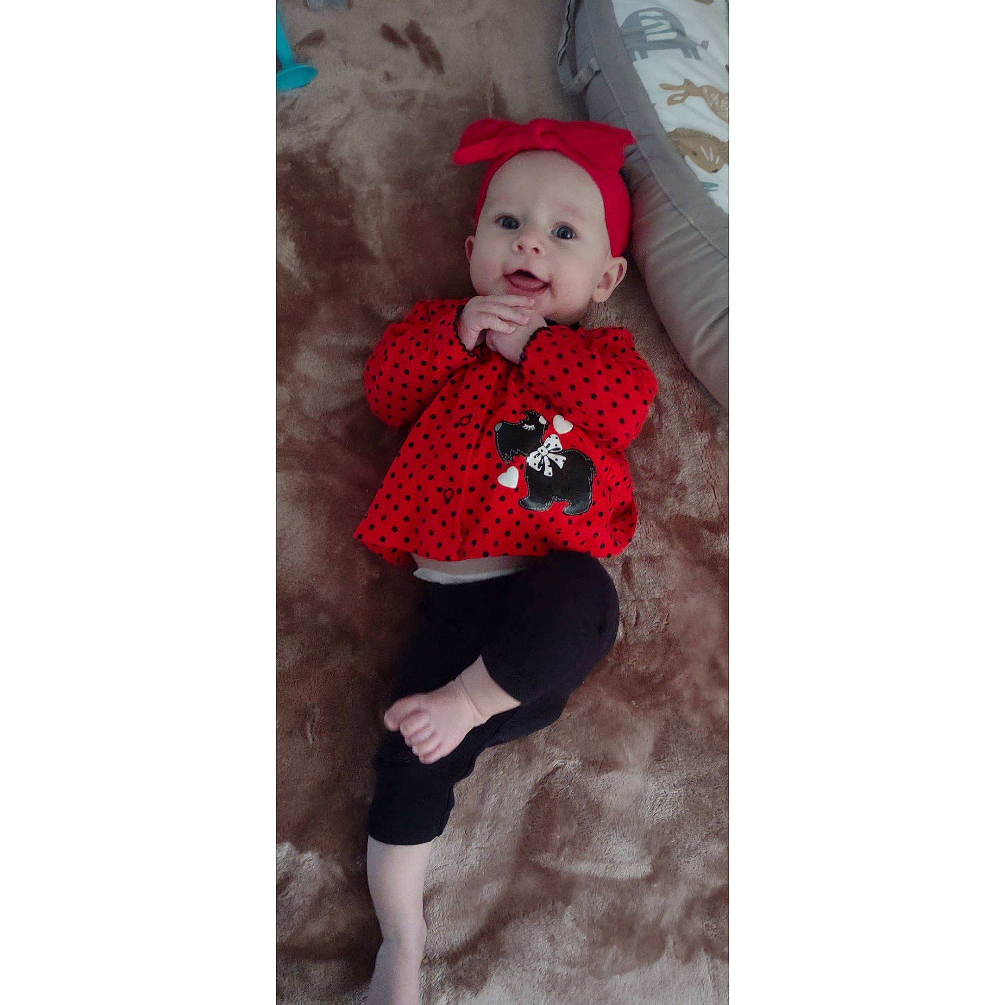 Lucy joined the competition — help win amazing prizes! arm, art, baby_toddler_clothing, costume_hat, doll, eye, fashion_design, fawn, hairstyle, headgear, headwear, human_body, neck, pattern, person, plaid, sleeve, t_shirt, thigh, toy