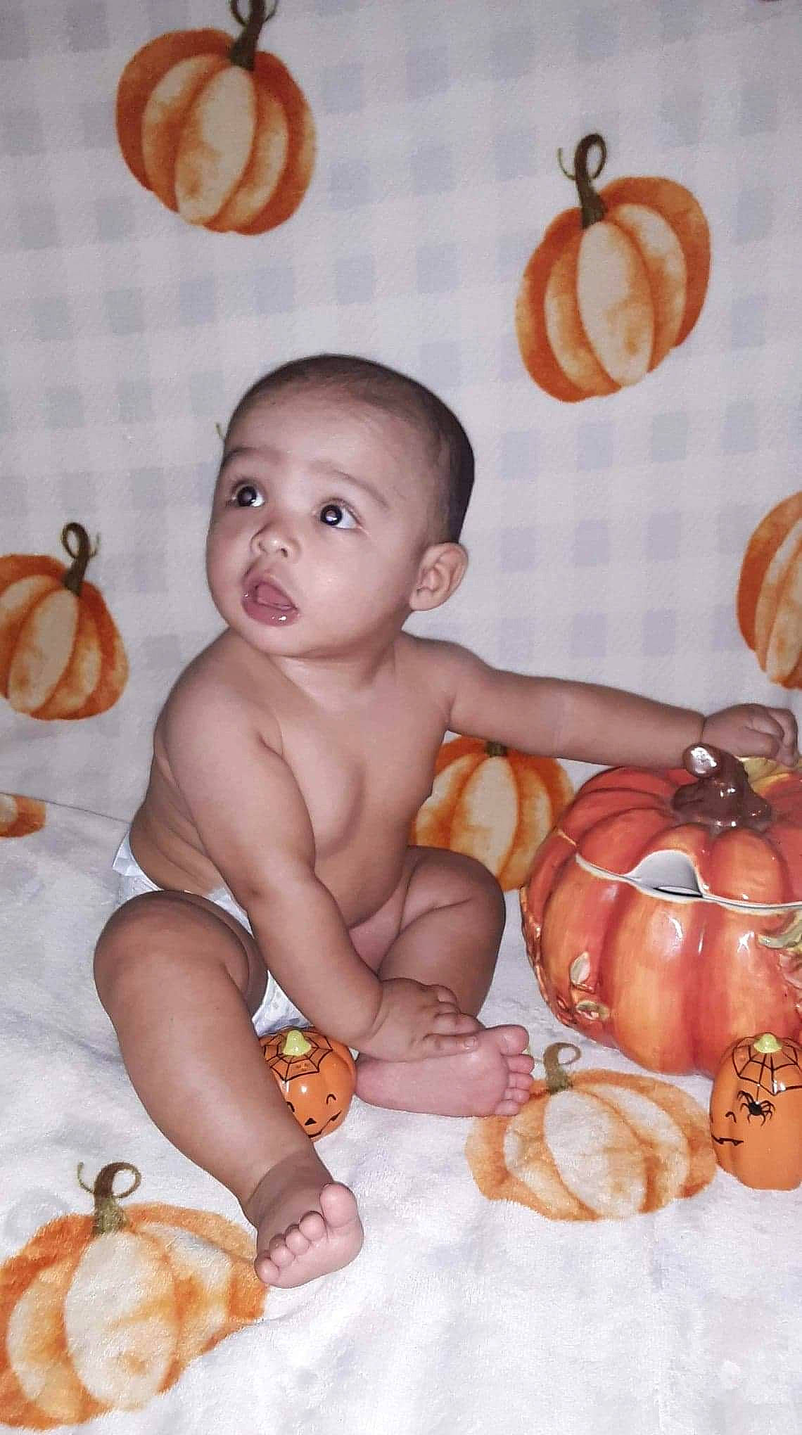 Emanuel joined the competition — help win amazing prizes! art, baby, calabaza, child, gourd, person, pumpkin, surprise, vegetable, winter_squash