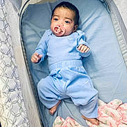 Ezra joined the competition — help win amazing prizes! baby, bed, blanket, blue_clothing, child, comfort, cozy, crib, cute, indoors, infant, mesh_sides, pacifier, peaceful, person, portrait, resting, sleeping_area, soft_fabric, toddler