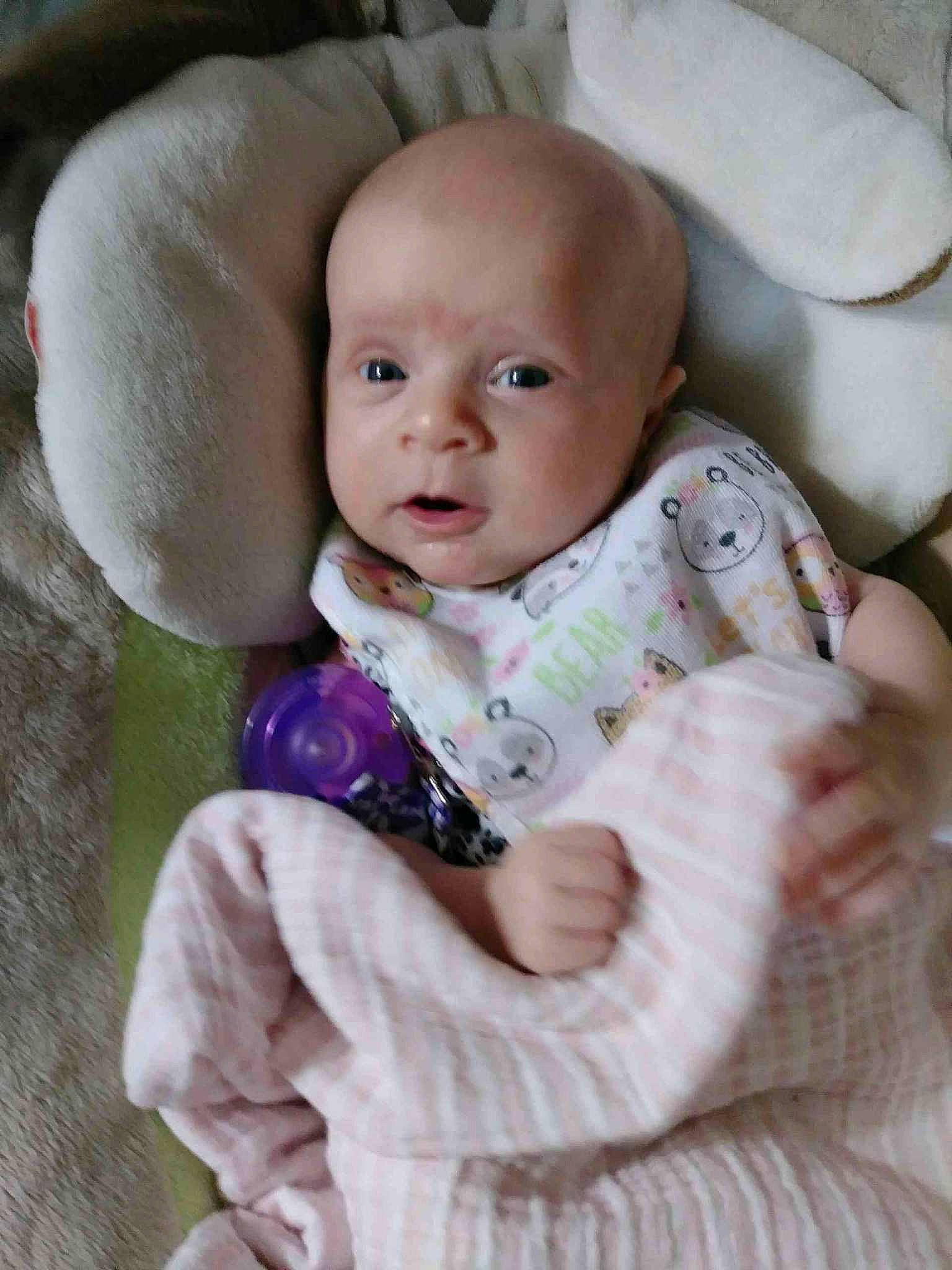 Gentry joined the competition — help win amazing prizes! baby, baby_products, cheek, child, person, product, sitting, skin, smile, toddler