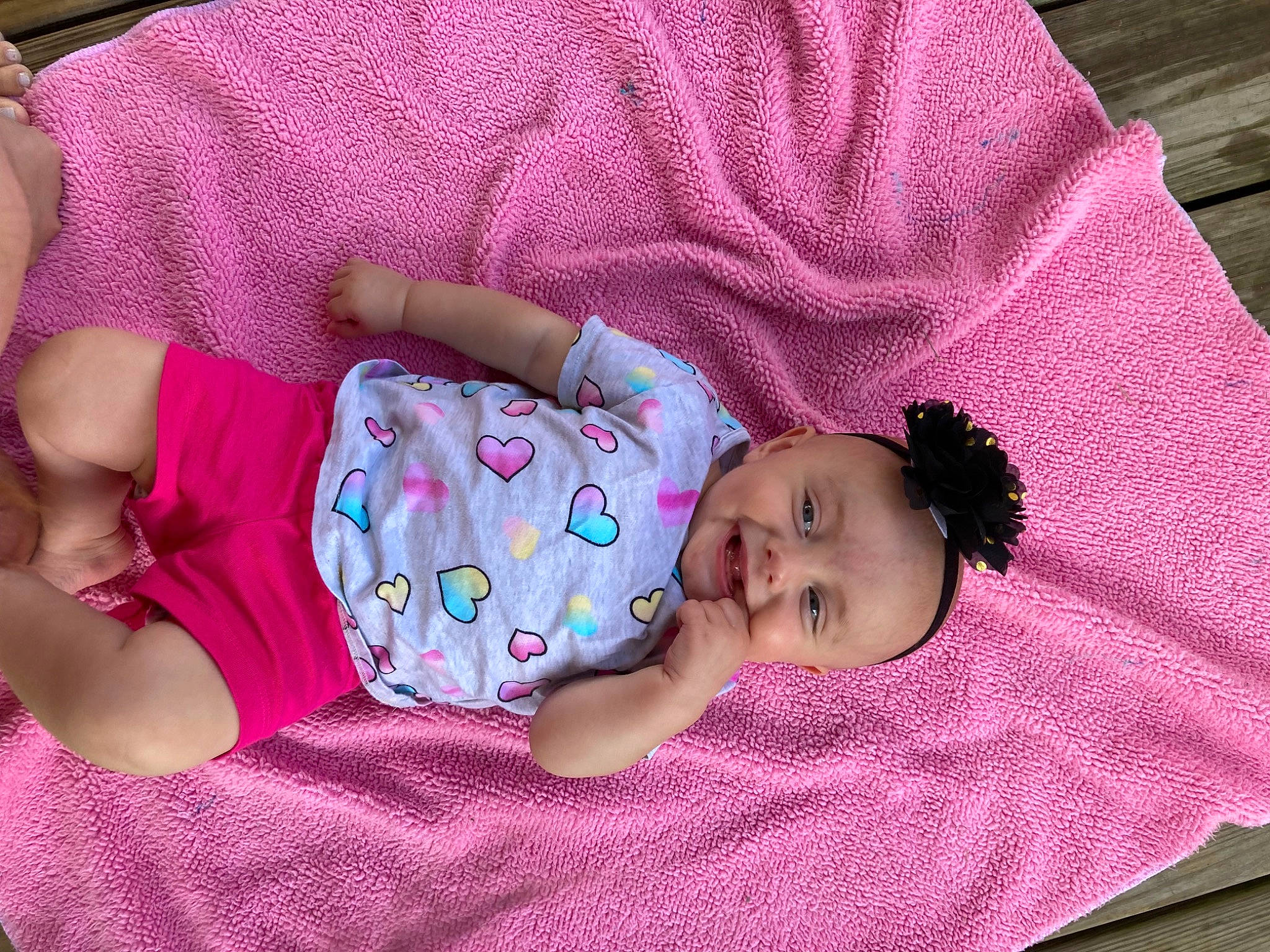 Zaylin joined the competition — help win amazing prizes! baby, baby_products, baby_toddler_clothing, cheek, child, comfort, eye, headgear, joy, linens, magenta, nap, pattern, person, pink, product, purple, skin, sleeve, textile