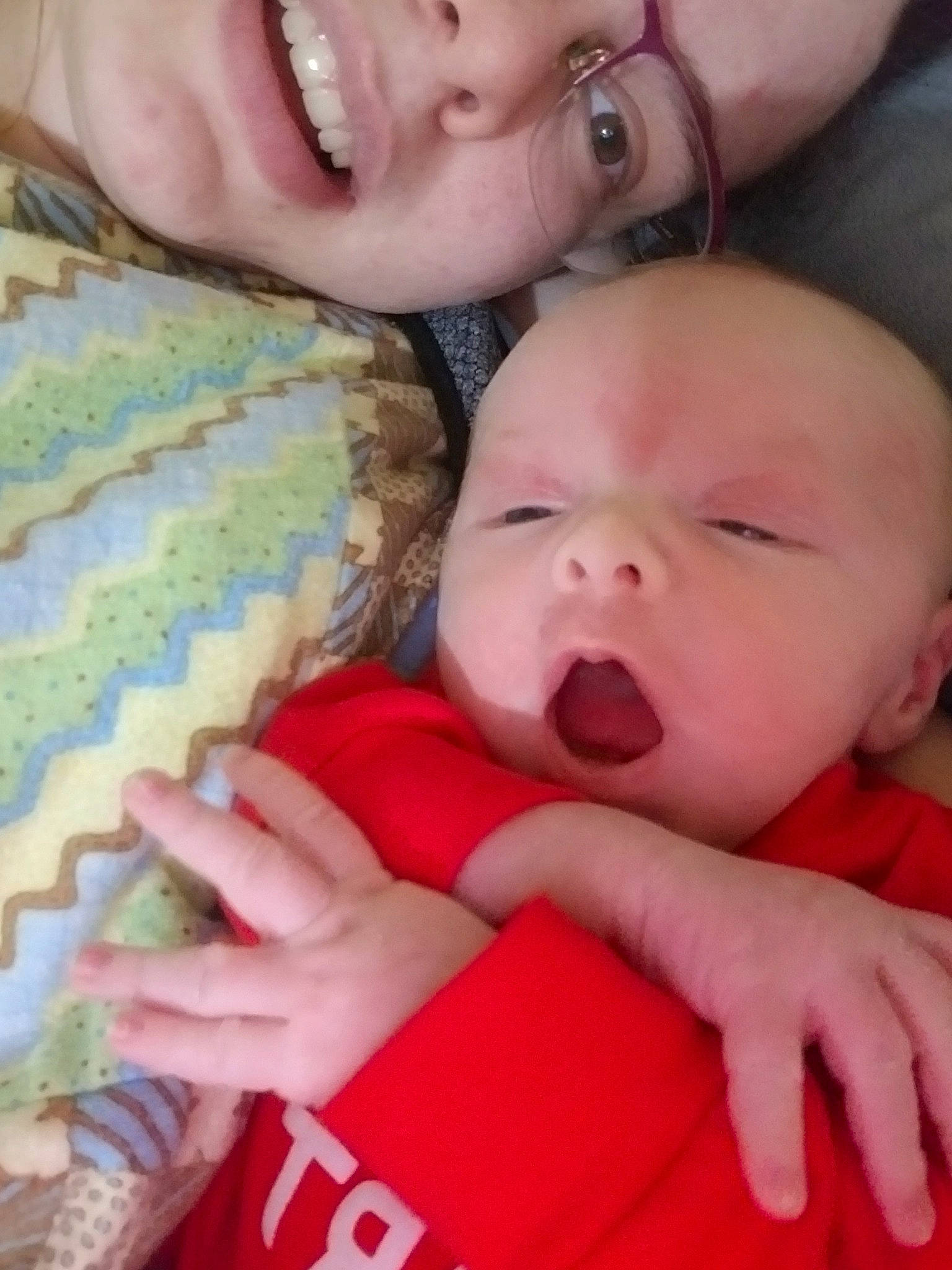 Jaymes is registered to the contest to win money with this photo: baby, bedtime, cheek, child, face, facial_expression, finger, gesture, hand, happy, lip, love, mouth, nose, person, skin, sleep, smile, toddler