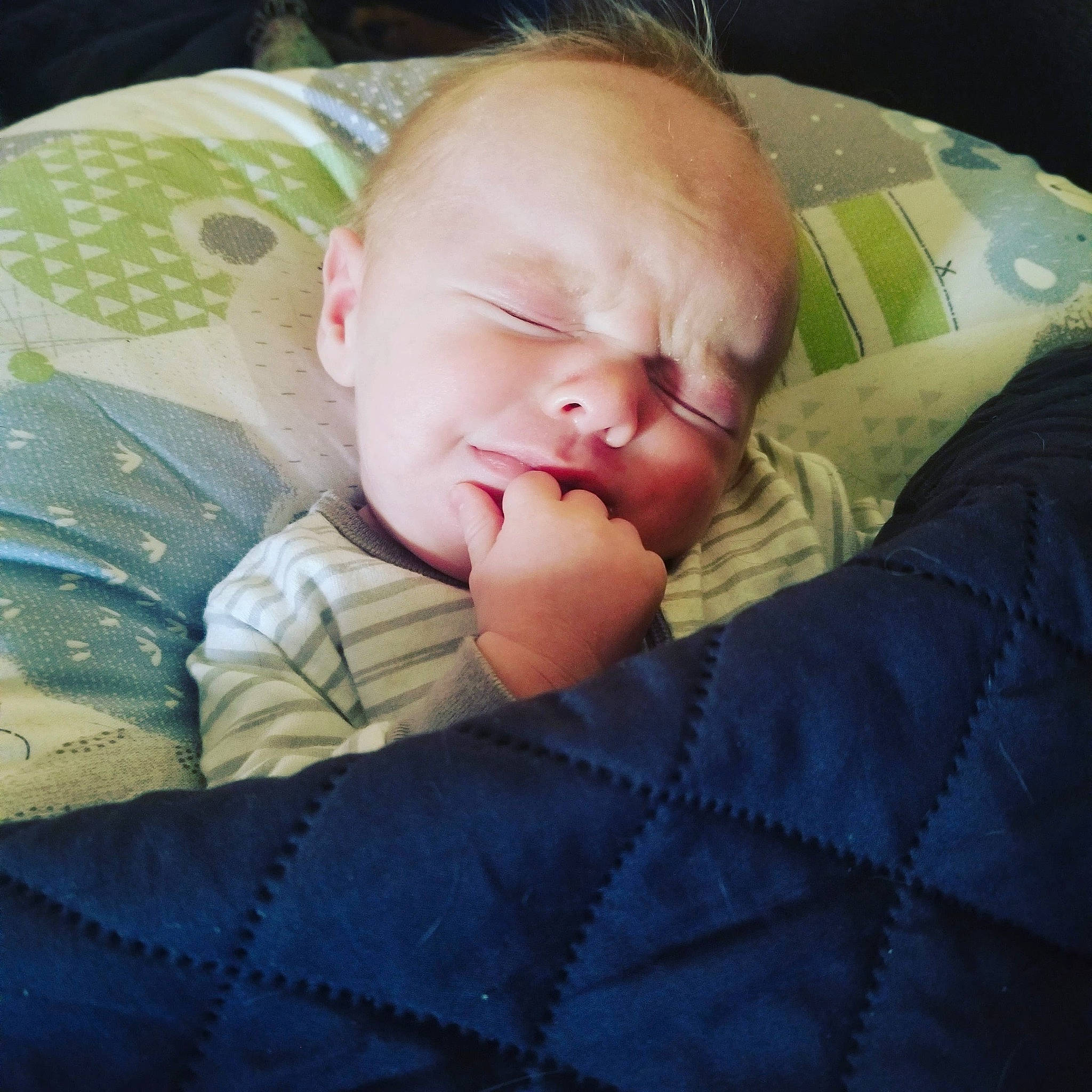 Jaymes joined the competition — help win amazing prizes! baby, baby_sleeping, bedtime, blanket, cheek, child, comfort, ear, eye, face, head, lip, mouth, nap, nose, person, skin, sleep, textile, toddler