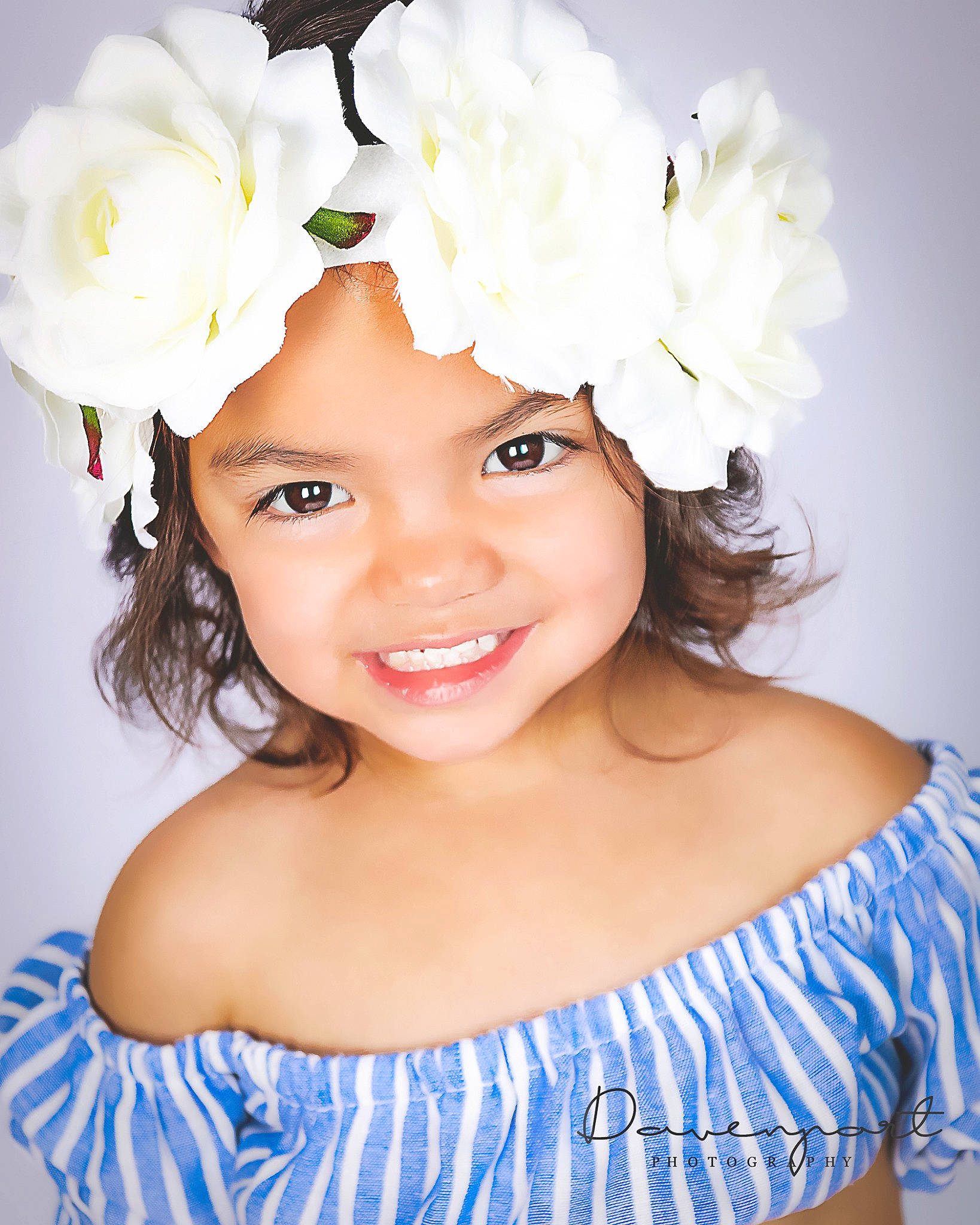 Kaloni joined the competition — help win amazing prizes! child, child_model, clothing, costume_accessory, fashion_accessory, flower, hair_accessory, headband, headgear, headpiece, headwear, joy, person, petal, plant, smile, toddler