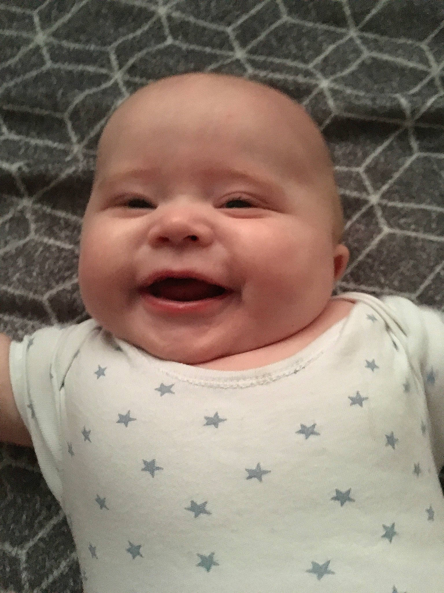 Henley joined the competition — help win amazing prizes! baby, baby_toddler_clothing, cheek, chin, eye, eyebrow, face, facial_expression, forehead, gesture, happy, head, iris, lip, mouth, neck, nose, person, skin, sleeve