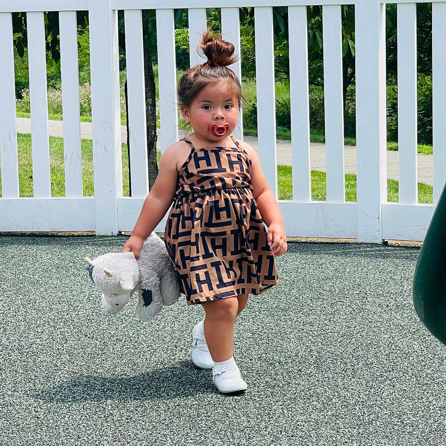 Daytona joined the competition — help win amazing prizes! child, city, clothing, dress, face, female, fence, footwear, girl, head, nature, outdoors, person, photography, picketfence, portrait, road, street, urban, yard