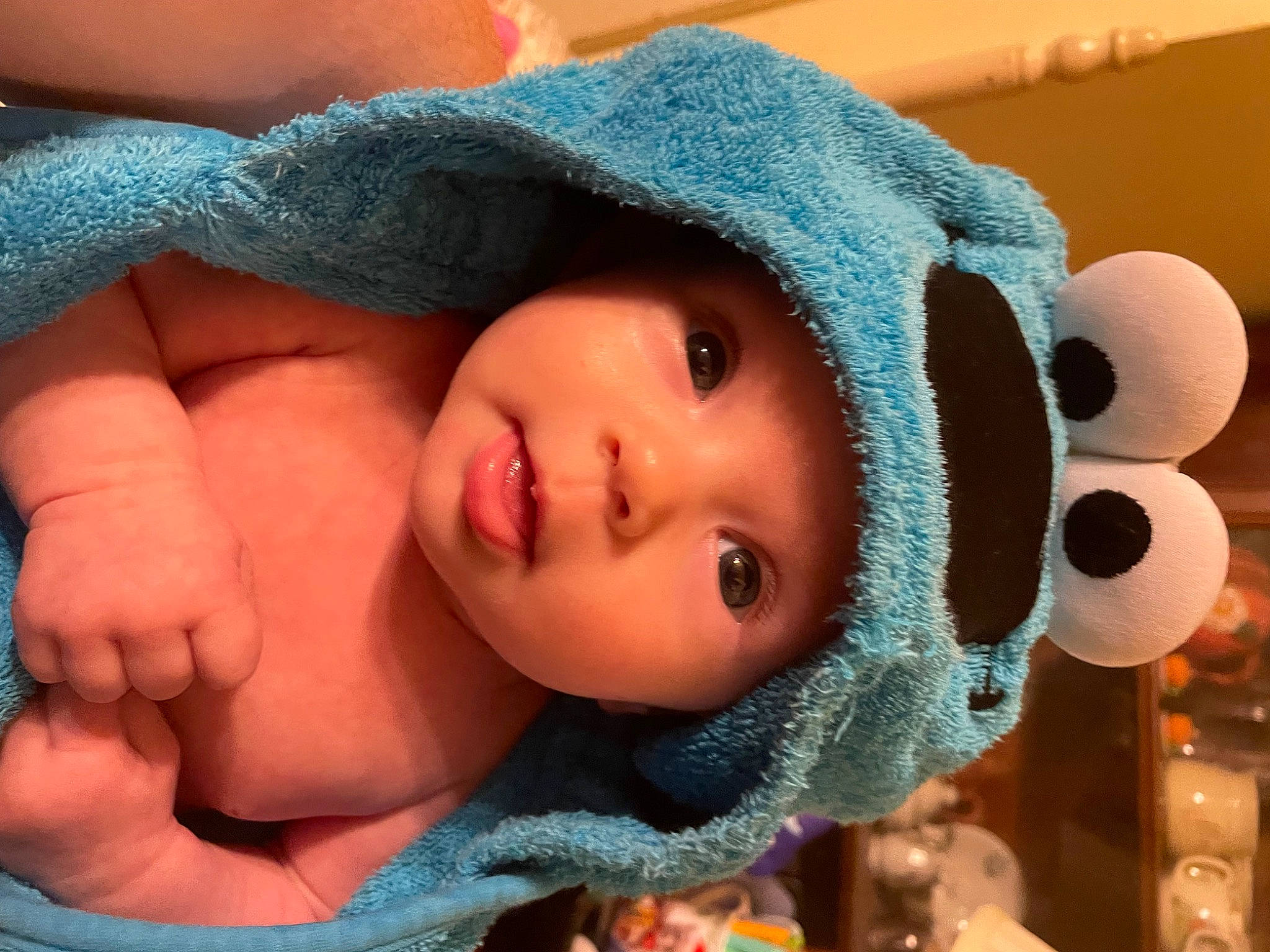 Matilda joined the competition — help win amazing prizes! baby, cap, cheek, child, close_up, eye, eyebrow, eyelash, fur, head, headwear, human_body, iris, knit_cap, lip, mouth, nose, person, skin, textile