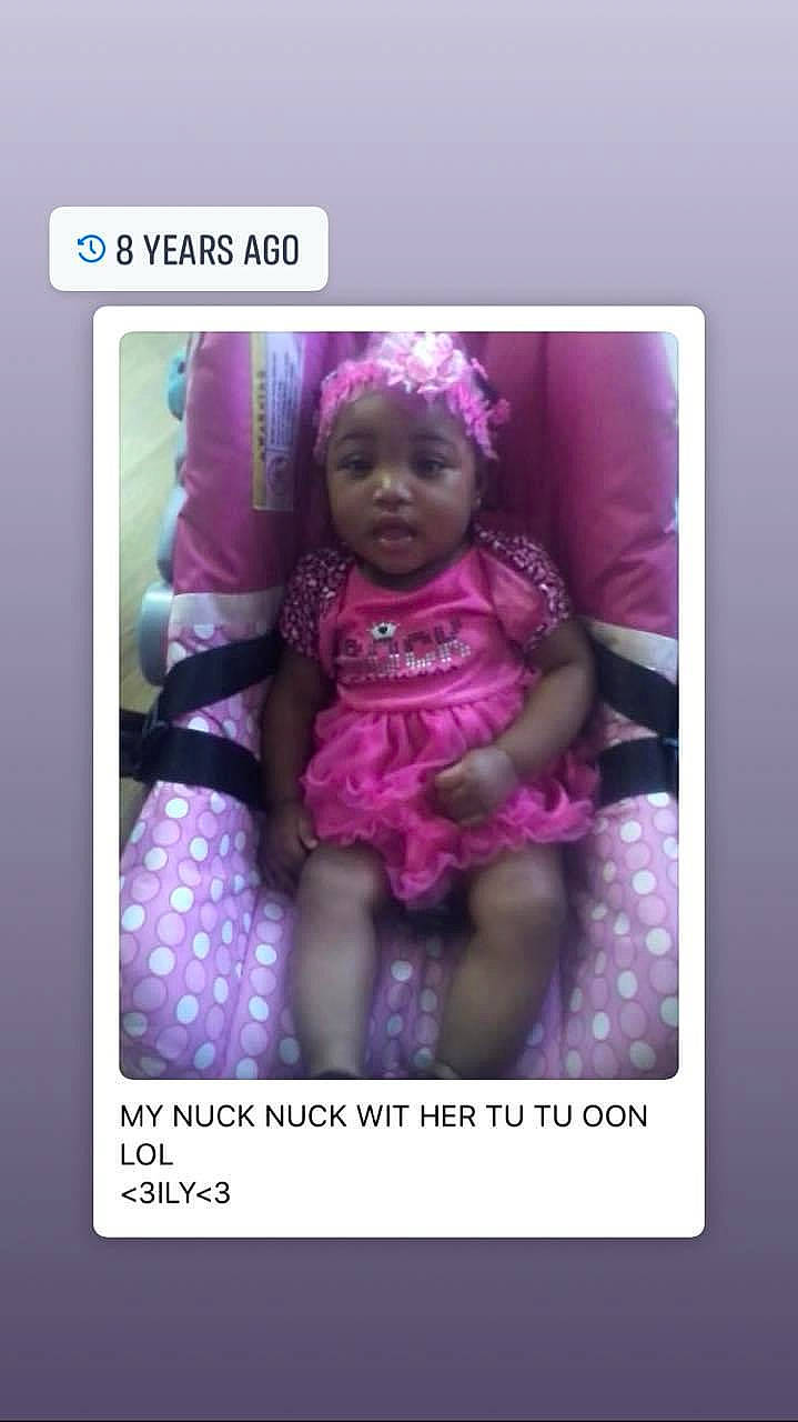 Makiah is registered to the contest to win money with this photo: baby, child, headwear, magenta, person, photo_caption, photography, pink, product, purple, smile, text, toddler, violet