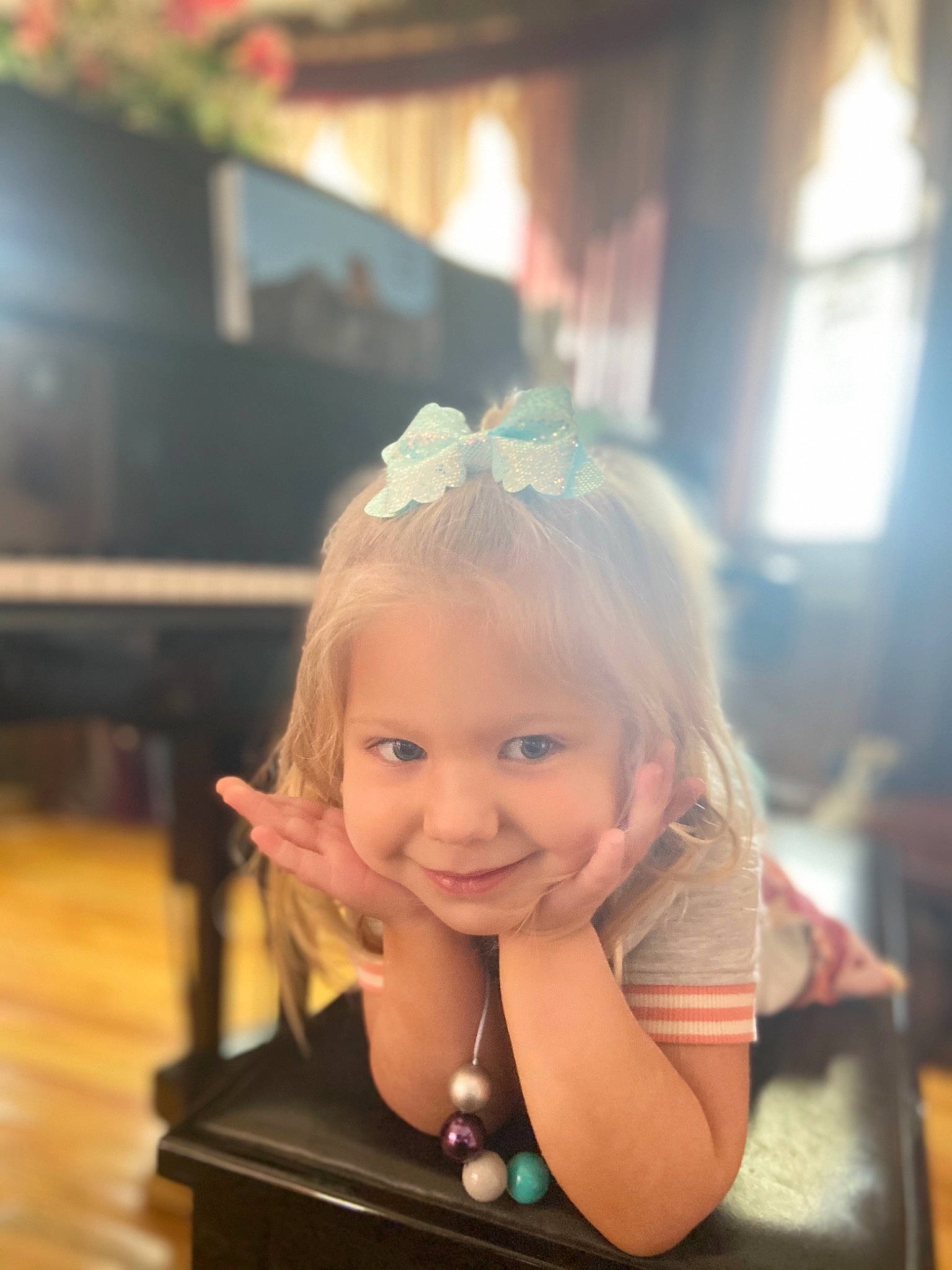 Kayla is registered to the contest to win money with this photo: blond, brown_hair, eye, eyebrow, eyelash, fashion_accessory, flash_photography, happy, hardwood, human_body, iris, jewellery, joy, leisure, lip, person, recreation, shoulder, smile, toddler