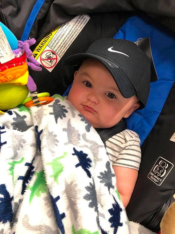 Jayden joined the competition — help win amazing prizes! baby, baseball_cap, cap, child, hat, headgear, headwear, person, toddler