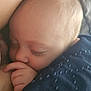 Ava-Mae is registered to the contest to win money with this photo: baby, sleeping, blanket, hand, face, eyelashes, skin, newborn, cozy, comfort, closeup, peaceful, infant, lying_down, soft_texture, nap, cute, resting, blue_blanket, child