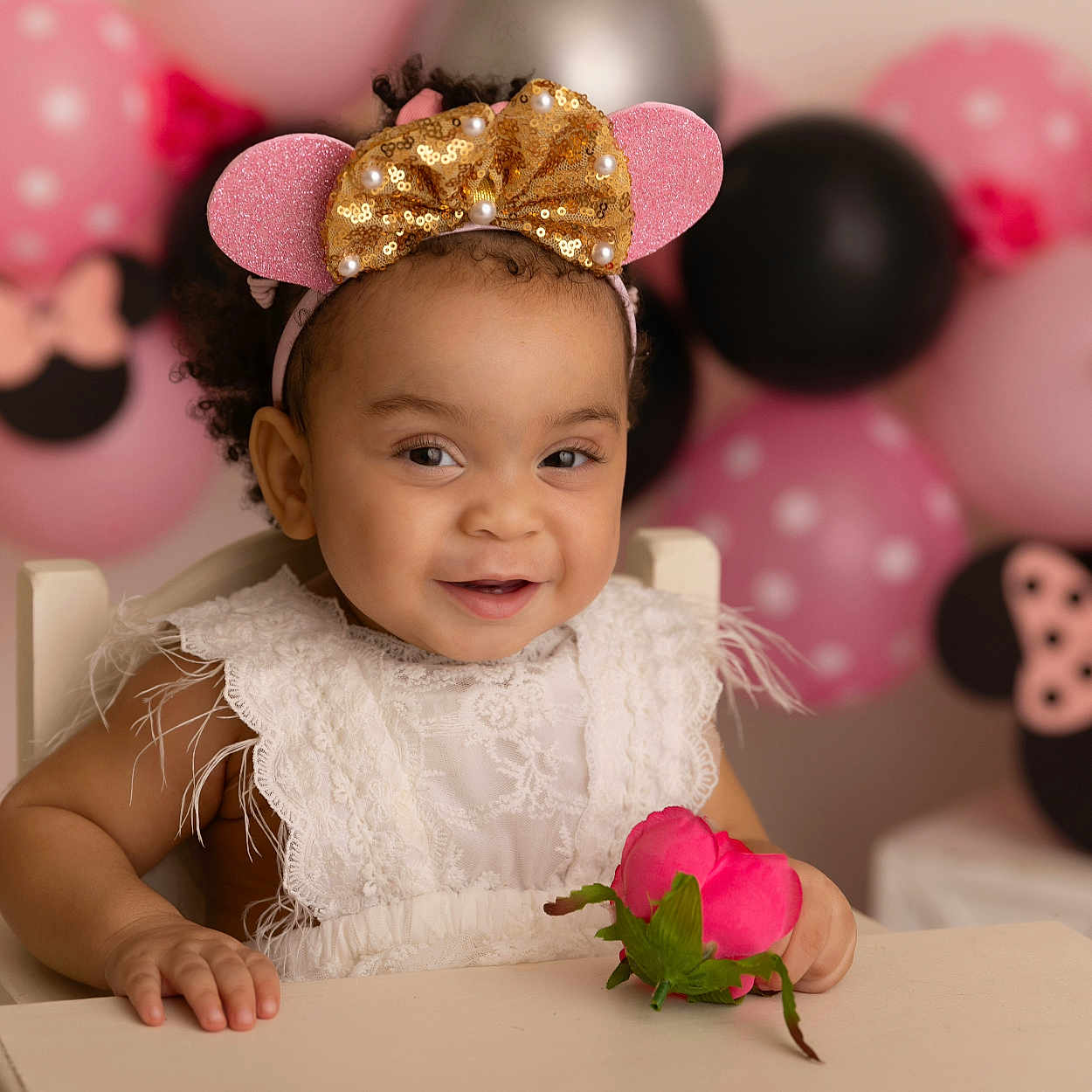Amira joined the competition — help win amazing prizes! accessories, baby, balloon, bodypart, clothing, dress, face, finger, flower, flowerarrangement, flowerbouquet, hand, hat, head, people, person, photography, plant, portrait, rose