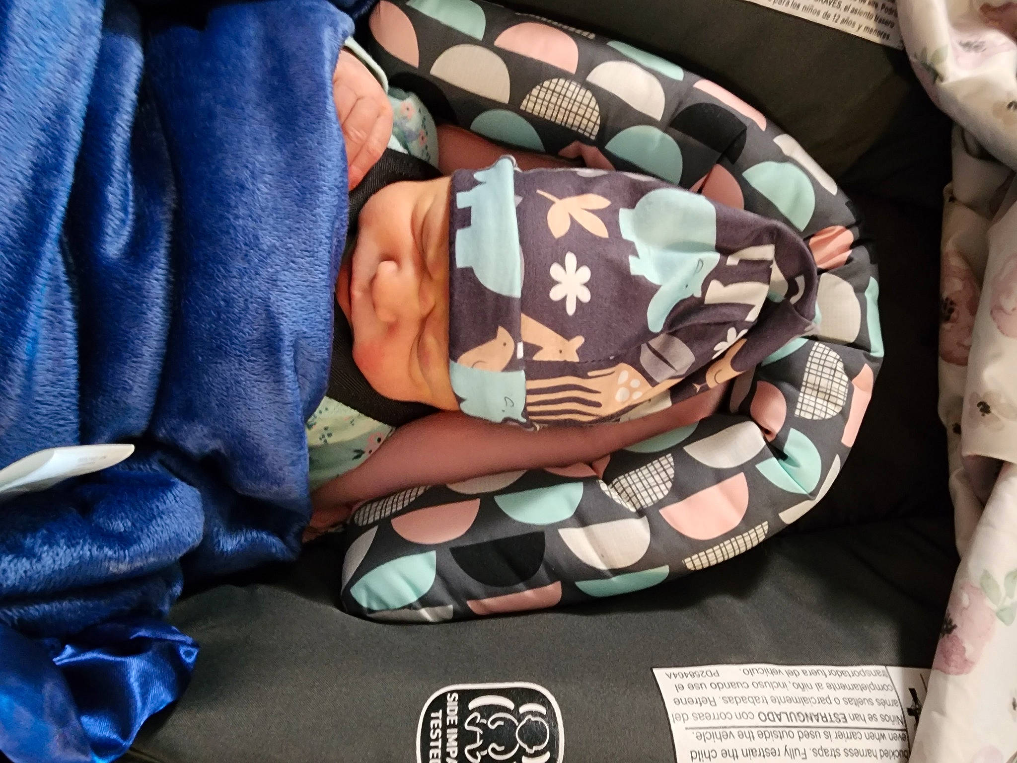 Damian is registered to the contest to win money with this photo: auto_part, baby, baby_products, baby_toddler_clothing, bag, car_seat, carmine, comfort, electric_blue, fashion_accessory, finger, font, headwear, human_leg, linens, nail, pattern, person, product, sleeve