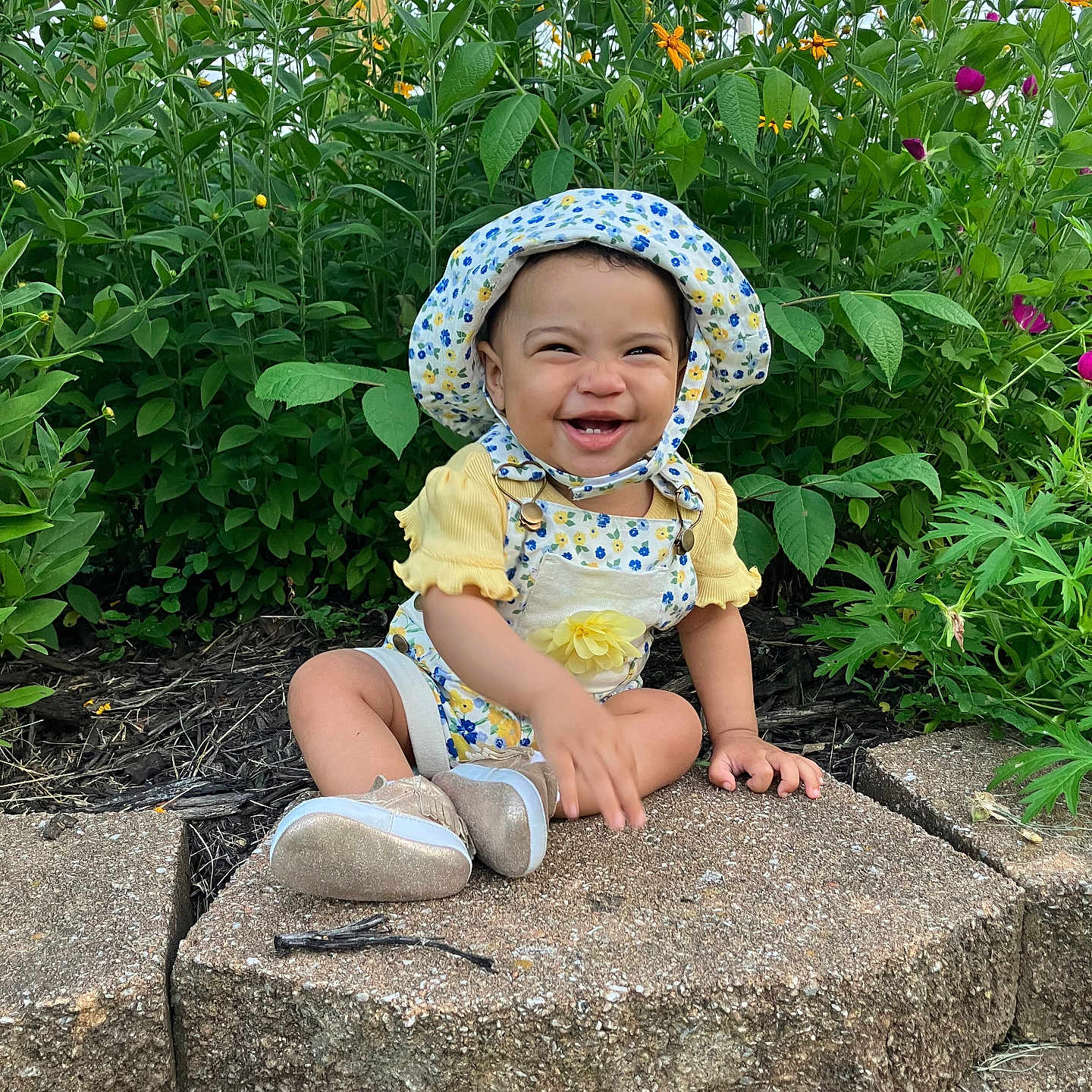 Leilani joined the competition — help win amazing prizes! clothing, face, grass, hat, head, herbal, herbs, jar, person, photography, plant, planter, portrait, pottedplant, pottery, rock, sitting, soil, summer, vase