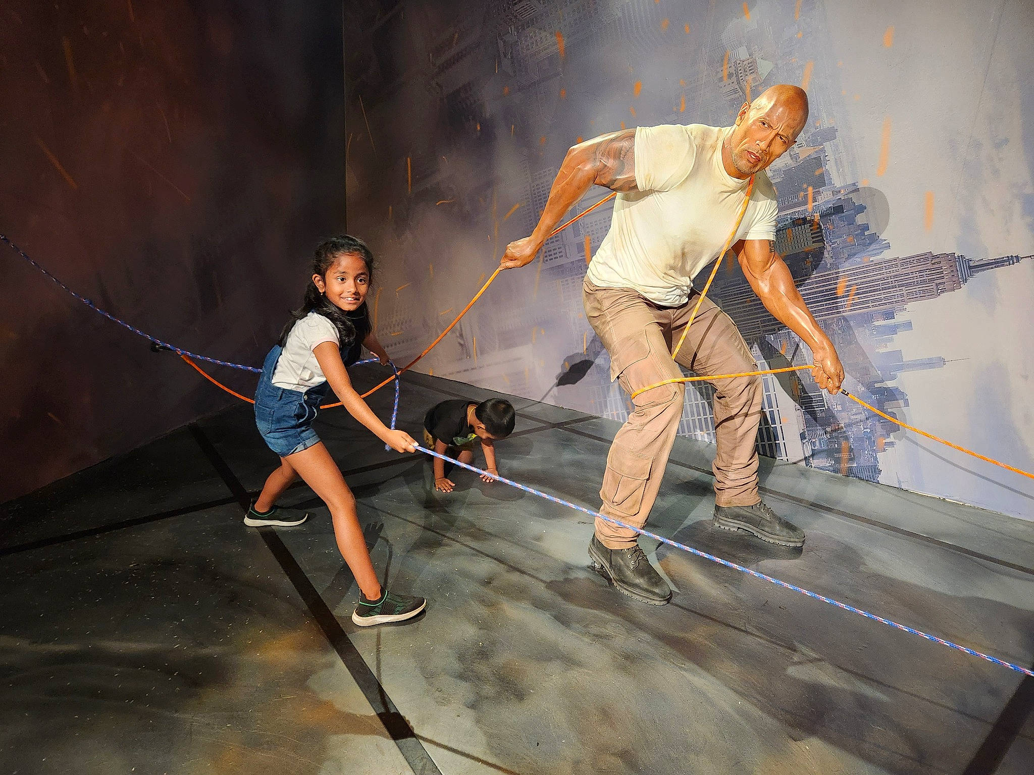 Varnika is registered to the contest to win money with this photo: adventure, art, artist, balance, blue_collar_worker, entertainment, event, flash_photography, fun, joy, leisure, painting, performance, performance_art, performing_arts, person, recreation, rope, shoe, sneakers