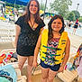 casual, child, children, daylight, friendship, happy, life_jacket, lounge_chair, outdoor, people, playground, pool, recreation, smiling, summer, swimwear, towel, umbrella, vacation, water