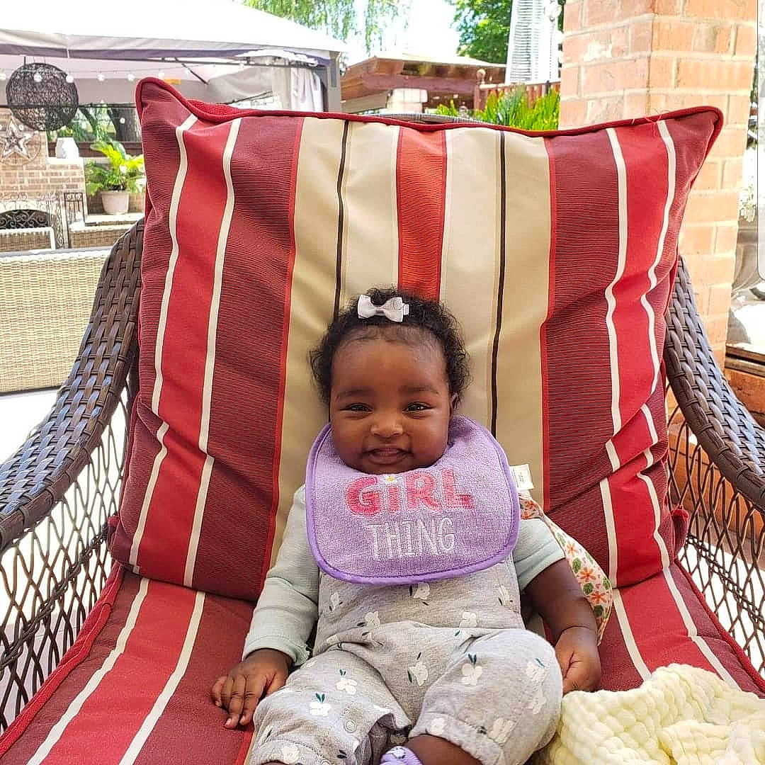 Alaya is registered to the contest to win money with this photo: baby, baby_products, child, furniture, person, pink, product, room, textile, toddler