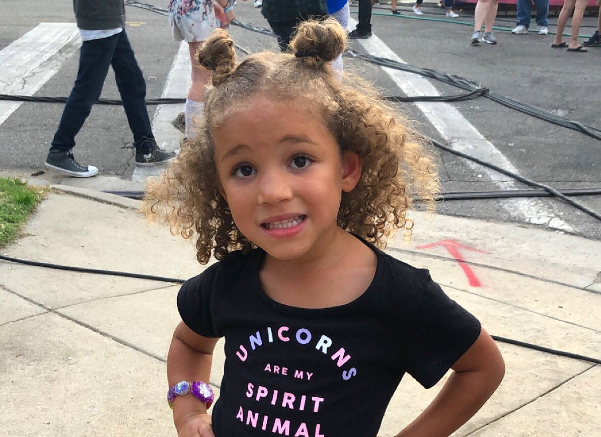 Ameliah joined the competition — help win amazing prizes! child, ear, face, fun, hair, hairstyle, head, joy, people, person, photography, recreation, smile, style, summer, t_shirt, toddler, vacation