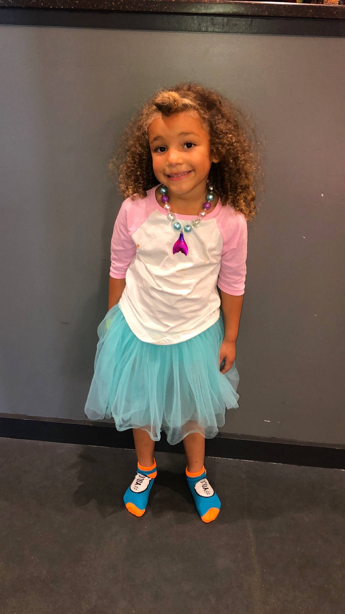 Ameliah joined the competition — help win amazing prizes! child, child_model, costume, fun, joy, person, pink, smile, toddler